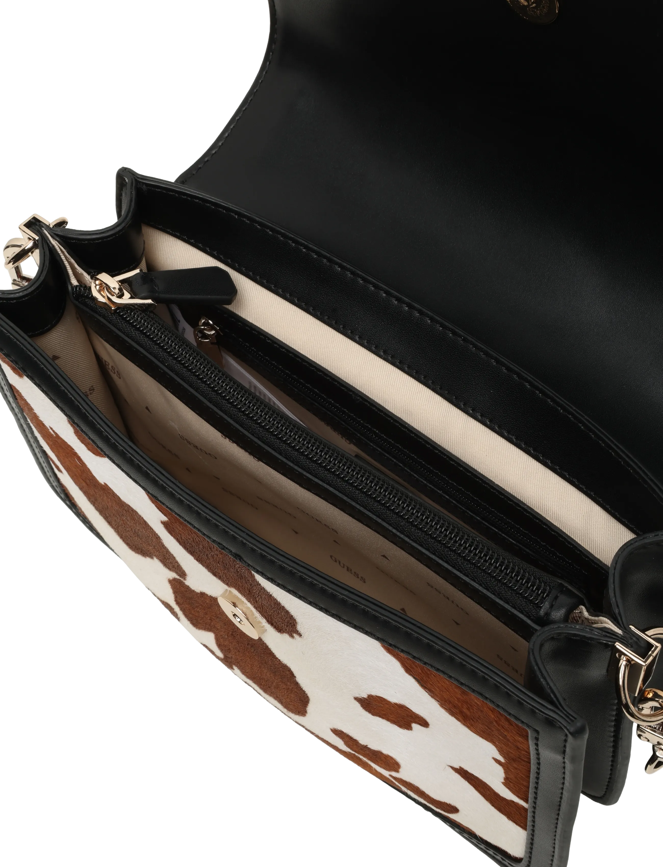 GUESS - AUDREY CONVERTIBLE XBODY FLAP - Üleõlakotid - cow - 3