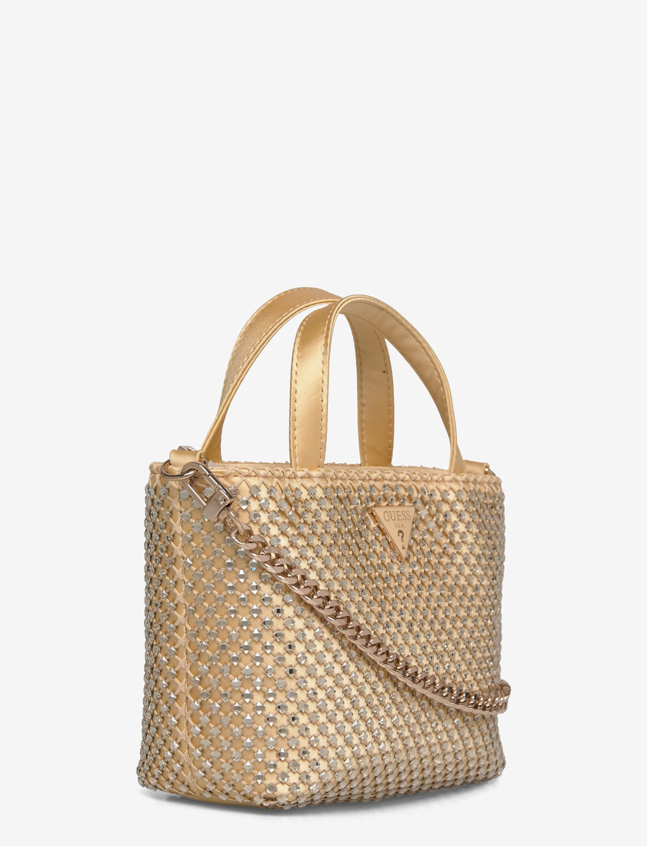 GUESS - TASMIN MINI TOTE - tote bags - gold - 2
