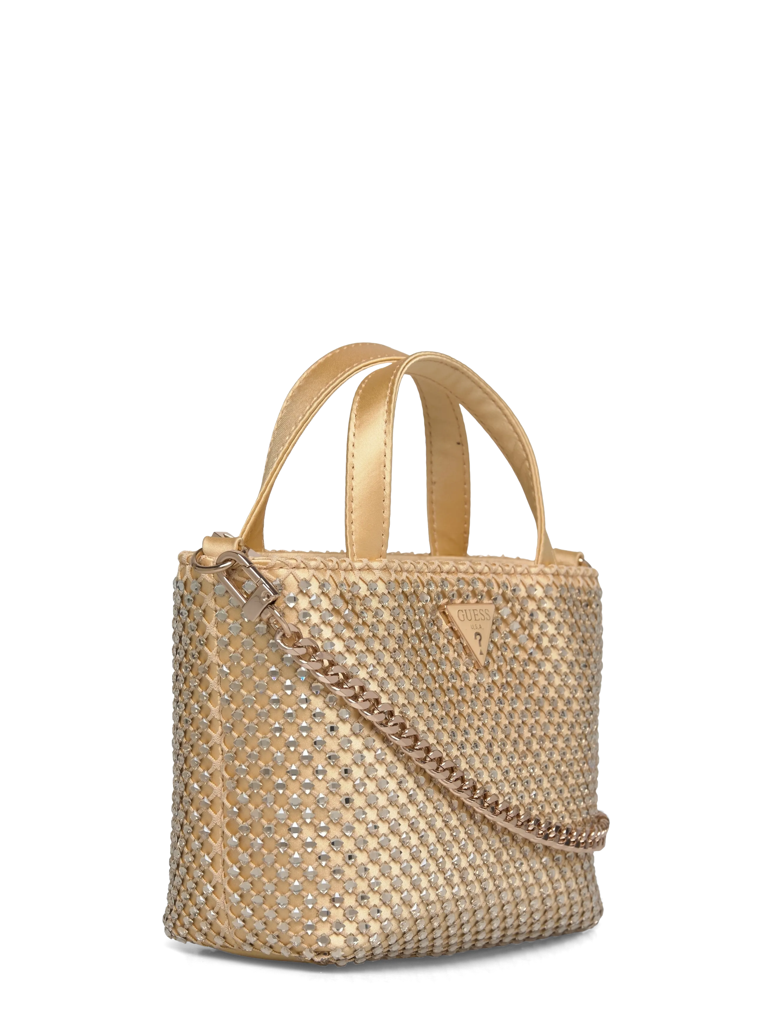 GUESS - TASMIN MINI TOTE - totes - gold - 2