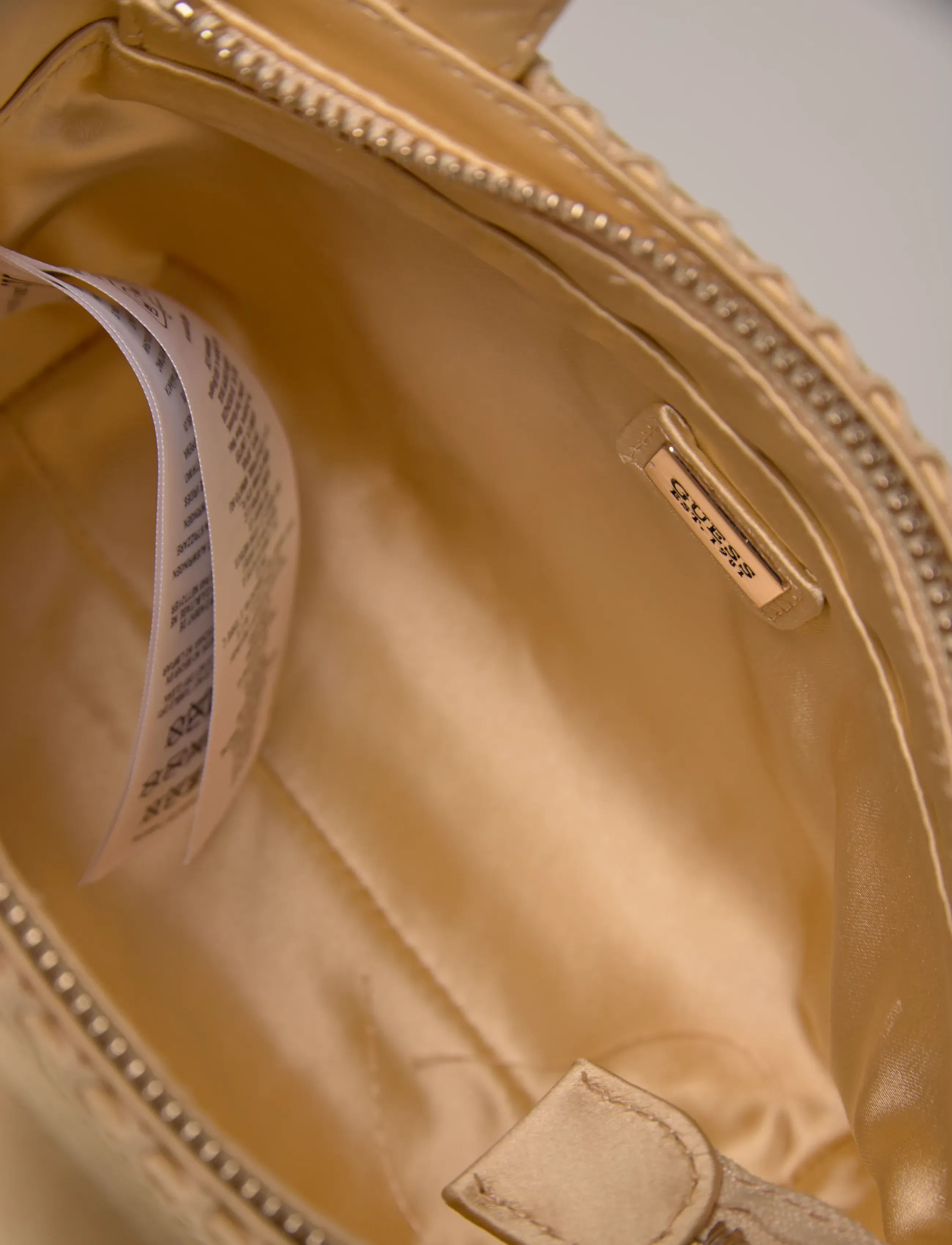 GUESS - TASMIN MINI TOTE - totes - gold - 5