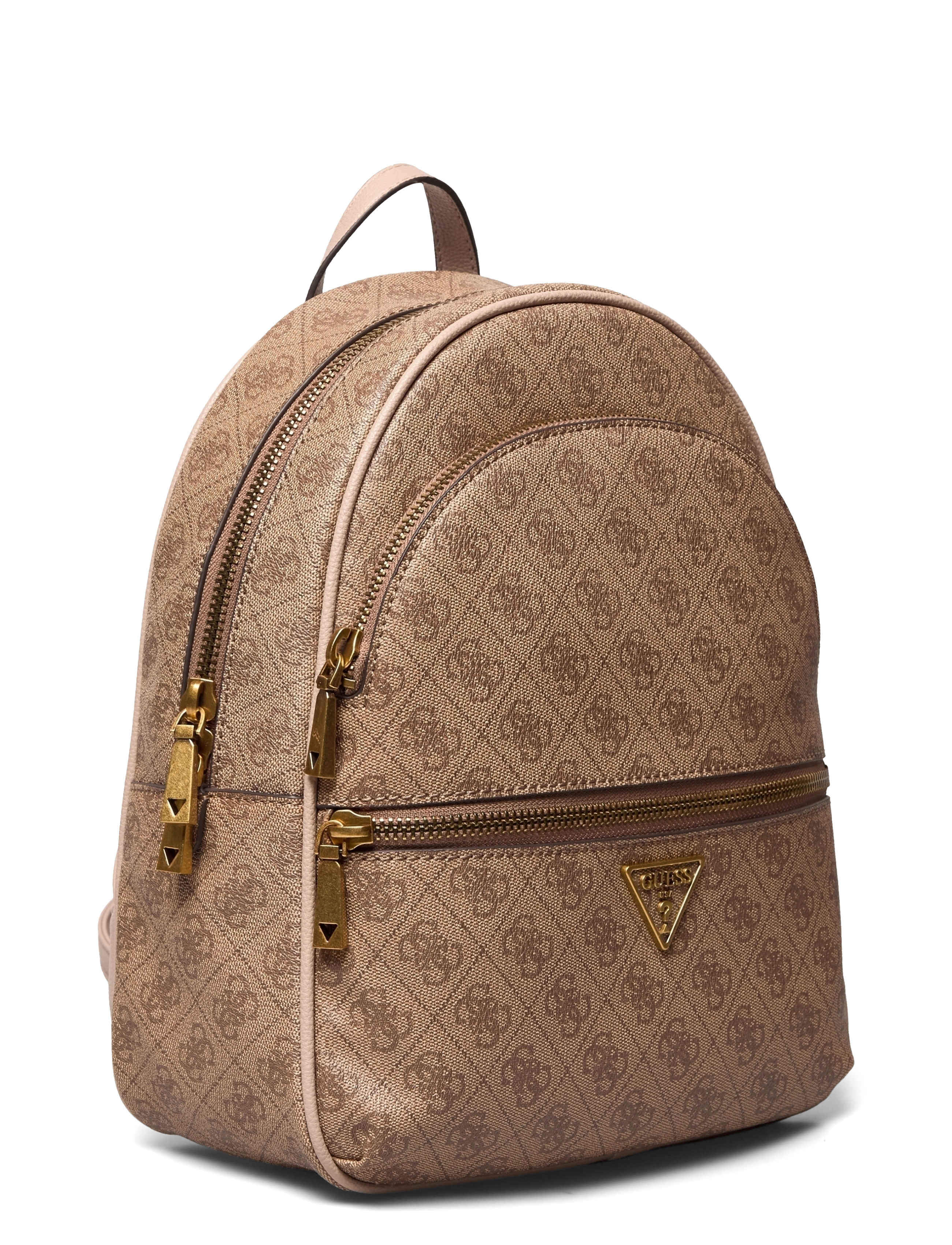 GUESS - MANHATTAN LARGE BACKPACK - latte logo - 3