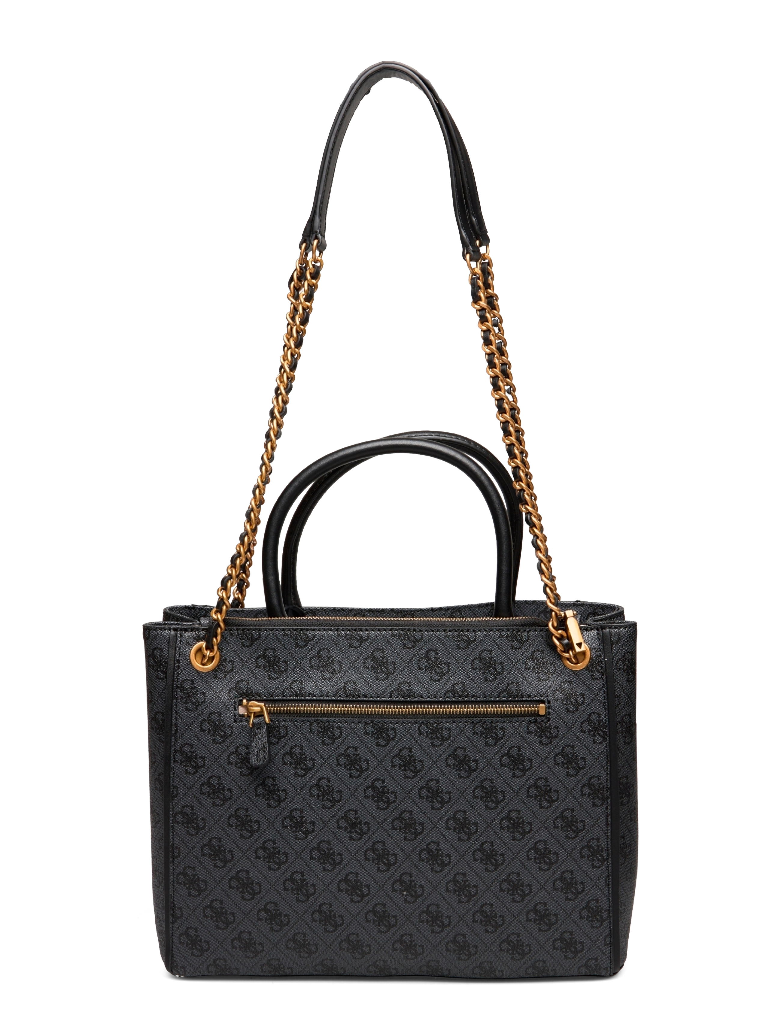GUESS - IZZY HIGH SOCIETY CARRYALL - coal logo - 1