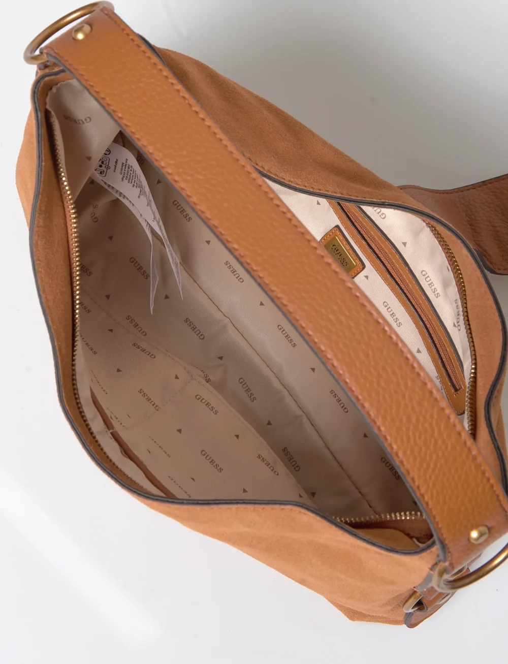 GUESS - CAMDEN SHOULDER BAG - speciella tillfällen - cognac - 5