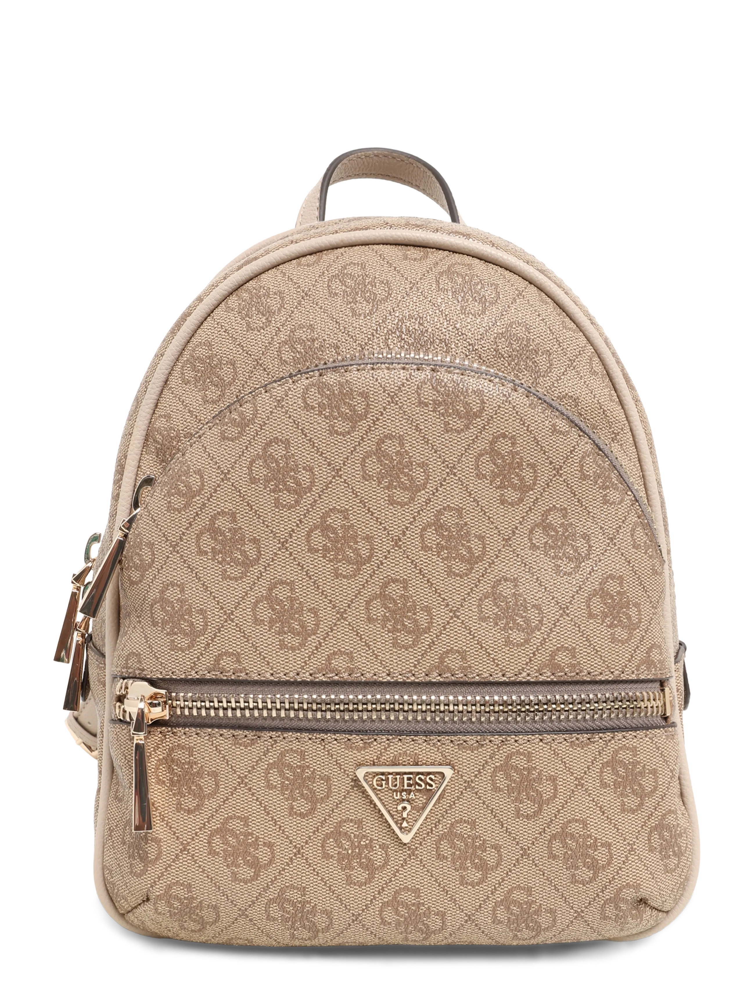 GUESS MANHATTAN II BACKPACK - Säsongens färger - LATTE LOGO / beige