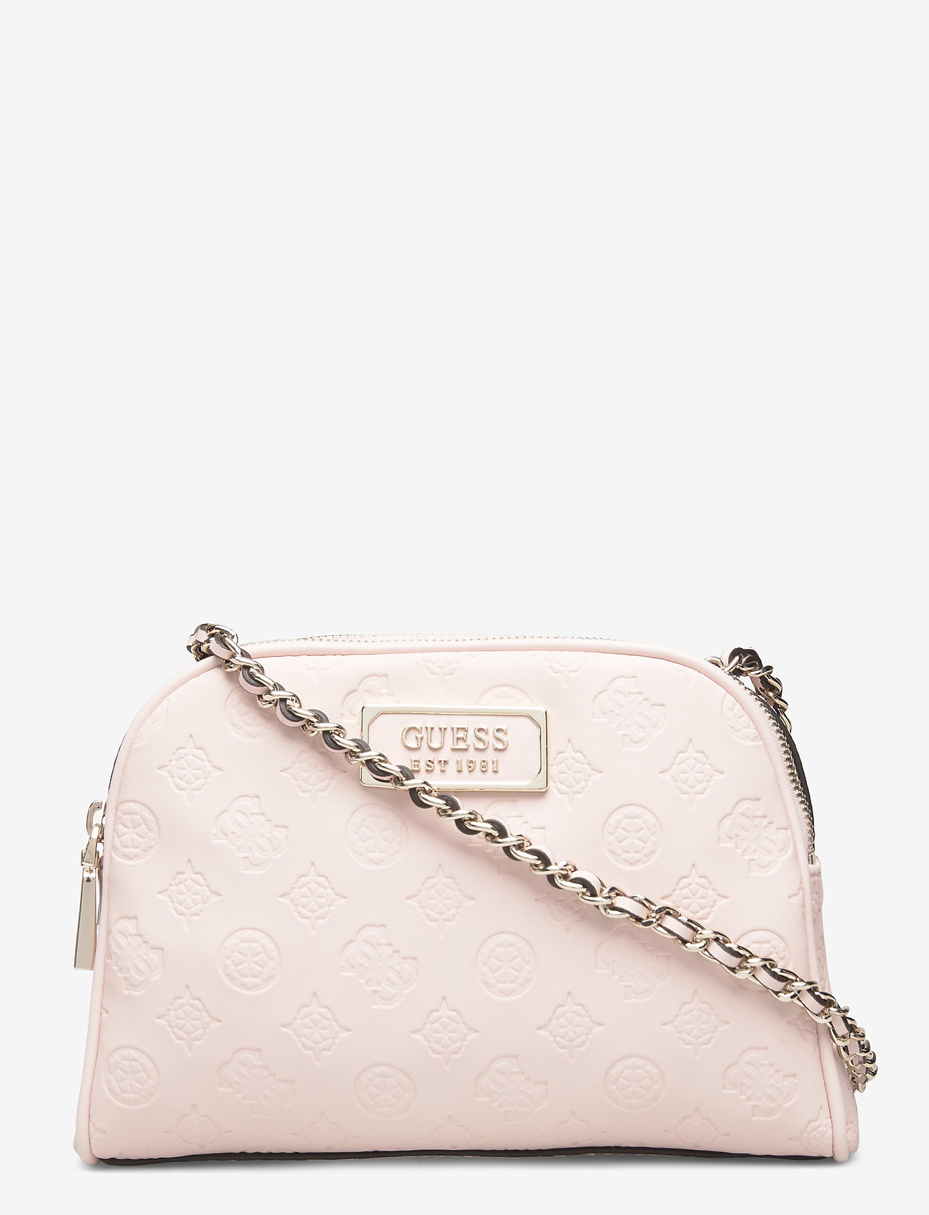 GUESS - LOGO LOVE CROSSBODY TOP ZIP - blush - 0