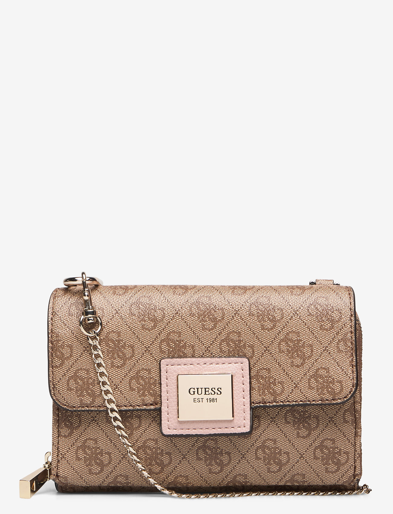 GUESS - CANDACE CNVRTBLE XBDY BELT BAG - brown multi - 0