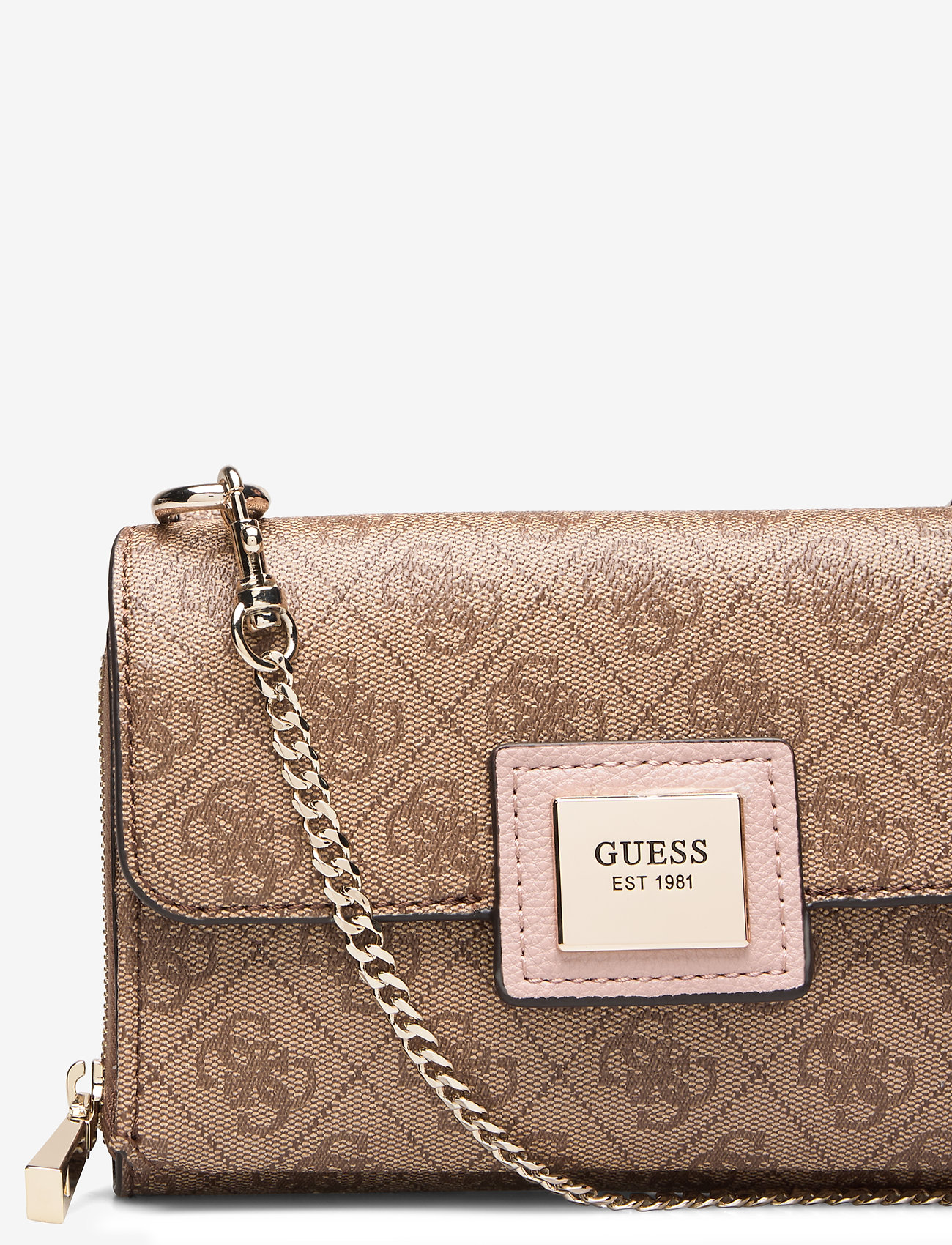 GUESS - CANDACE CNVRTBLE XBDY BELT BAG - brown multi - 3