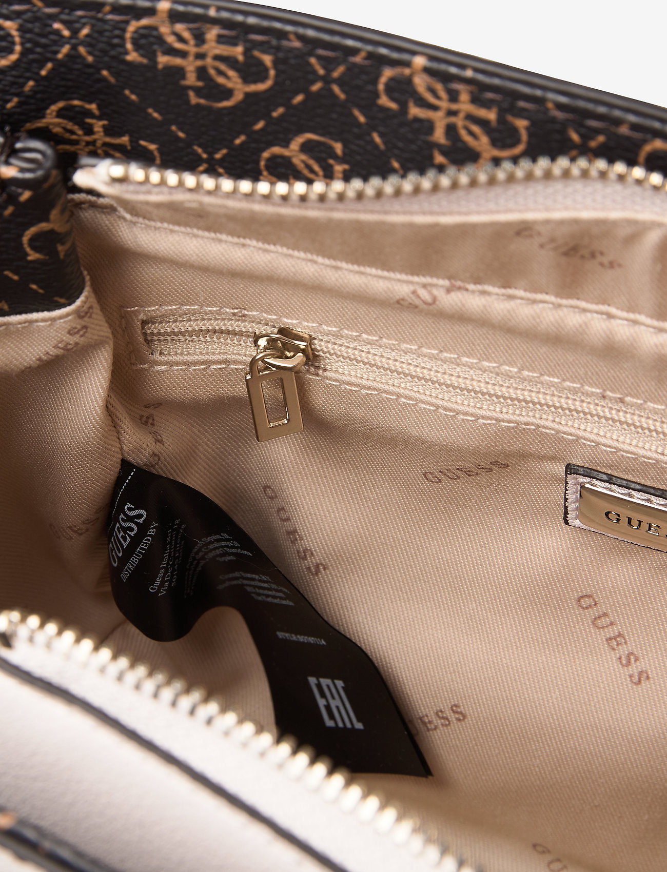 GUESS - LORENNA CROSSBODY TOP ZIP - brown - 4