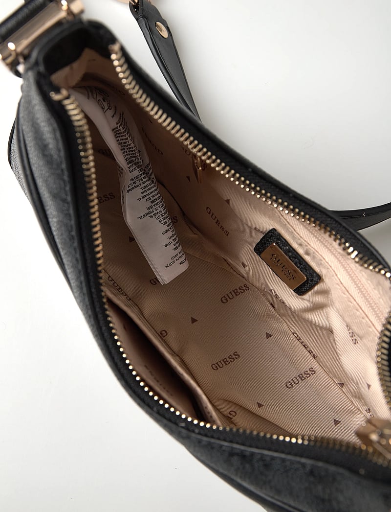 GUESS - DEA CROSSBODY TOP ZIP - særlige begivenheder - coal logo - 4