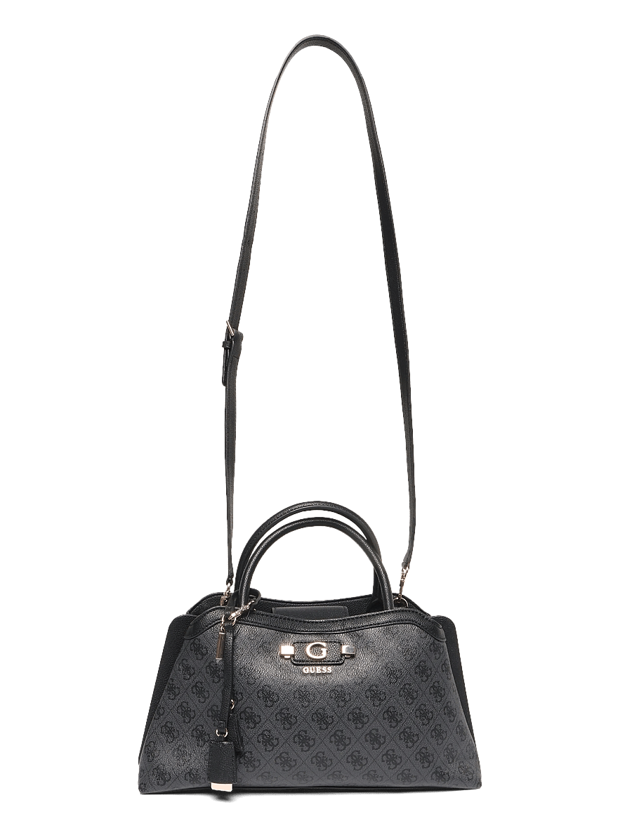 GUESS - LINDSEY GIRLFRIEND SATCHEL - besondere anlässe - coal logo - 0