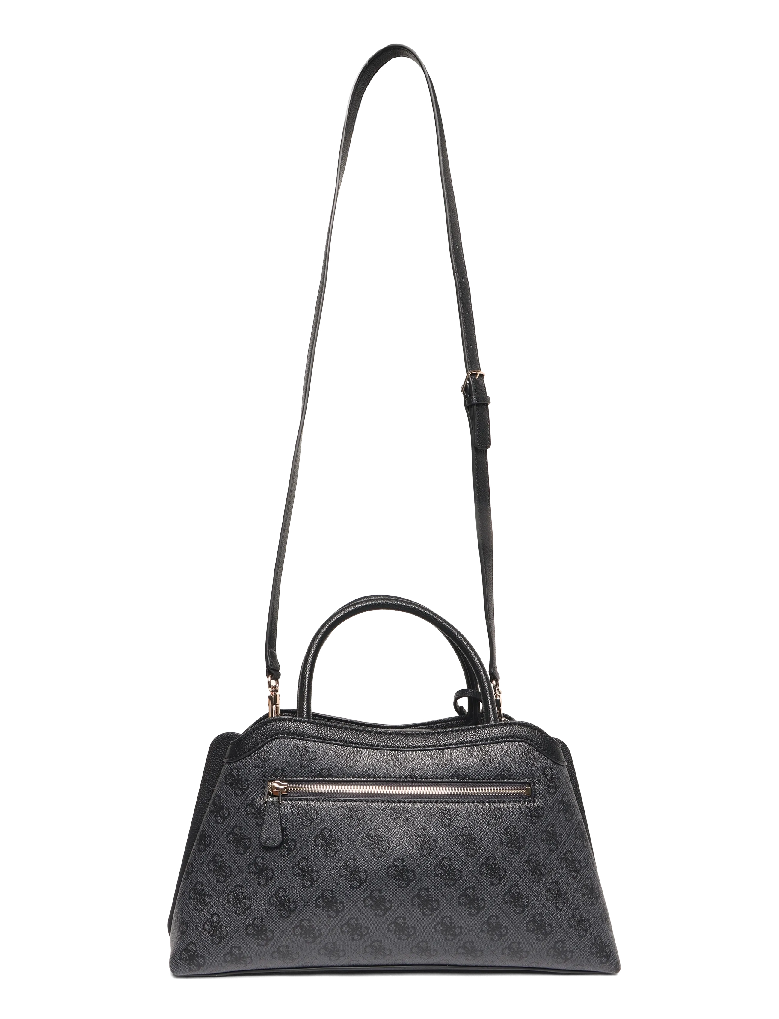 GUESS - LINDSEY GIRLFRIEND SATCHEL - besondere anlässe - coal logo - 1