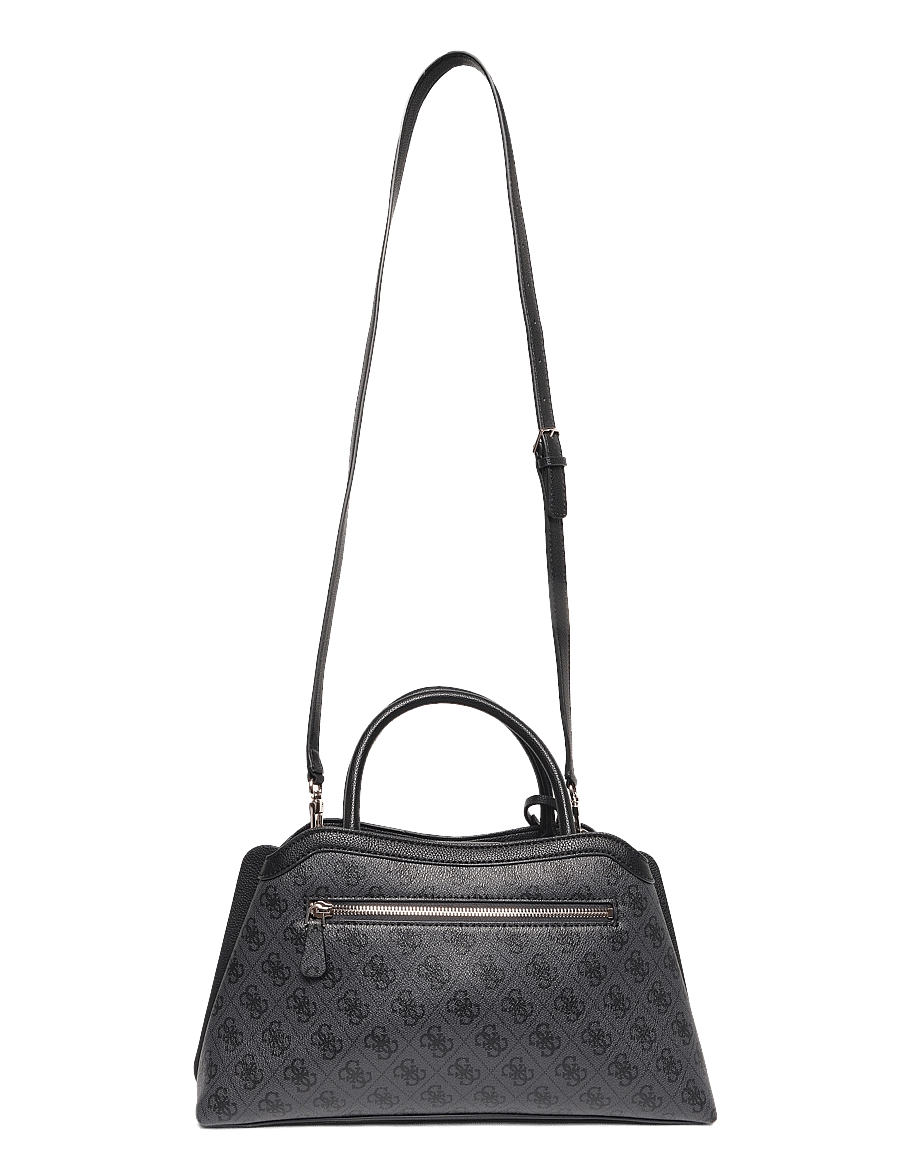GUESS - LINDSEY GIRLFRIEND SATCHEL - besondere anlässe - coal logo - 1
