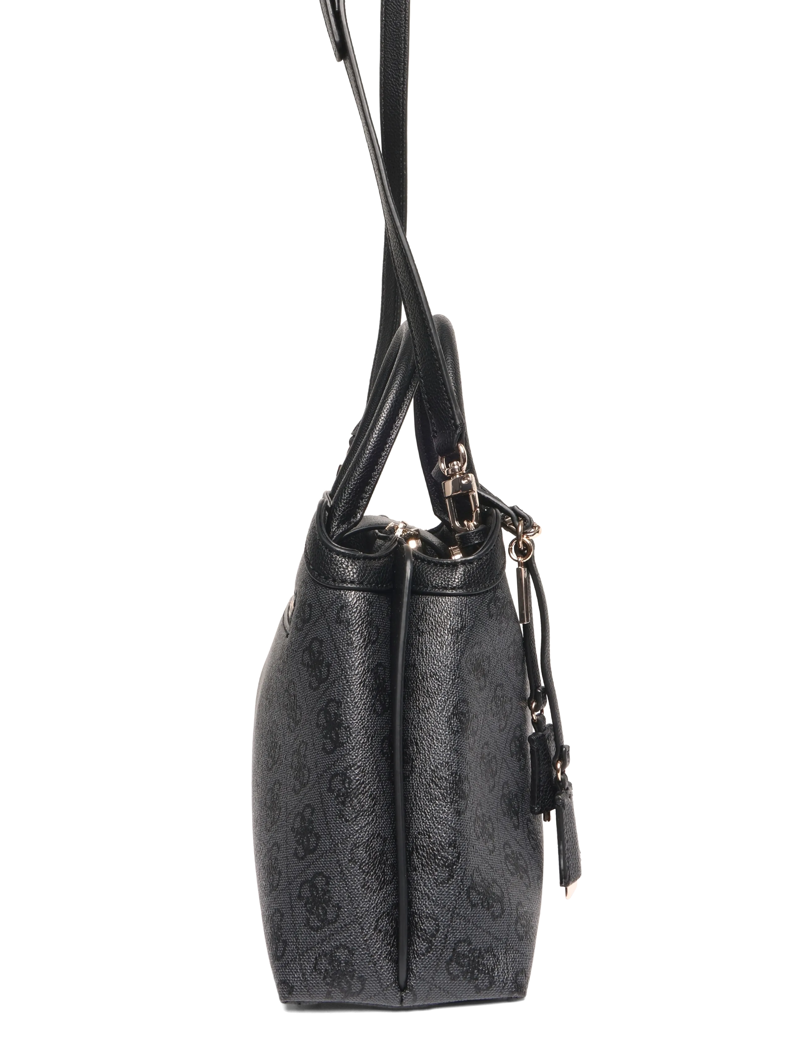 GUESS - LINDSEY GIRLFRIEND SATCHEL - besondere anlässe - coal logo - 3
