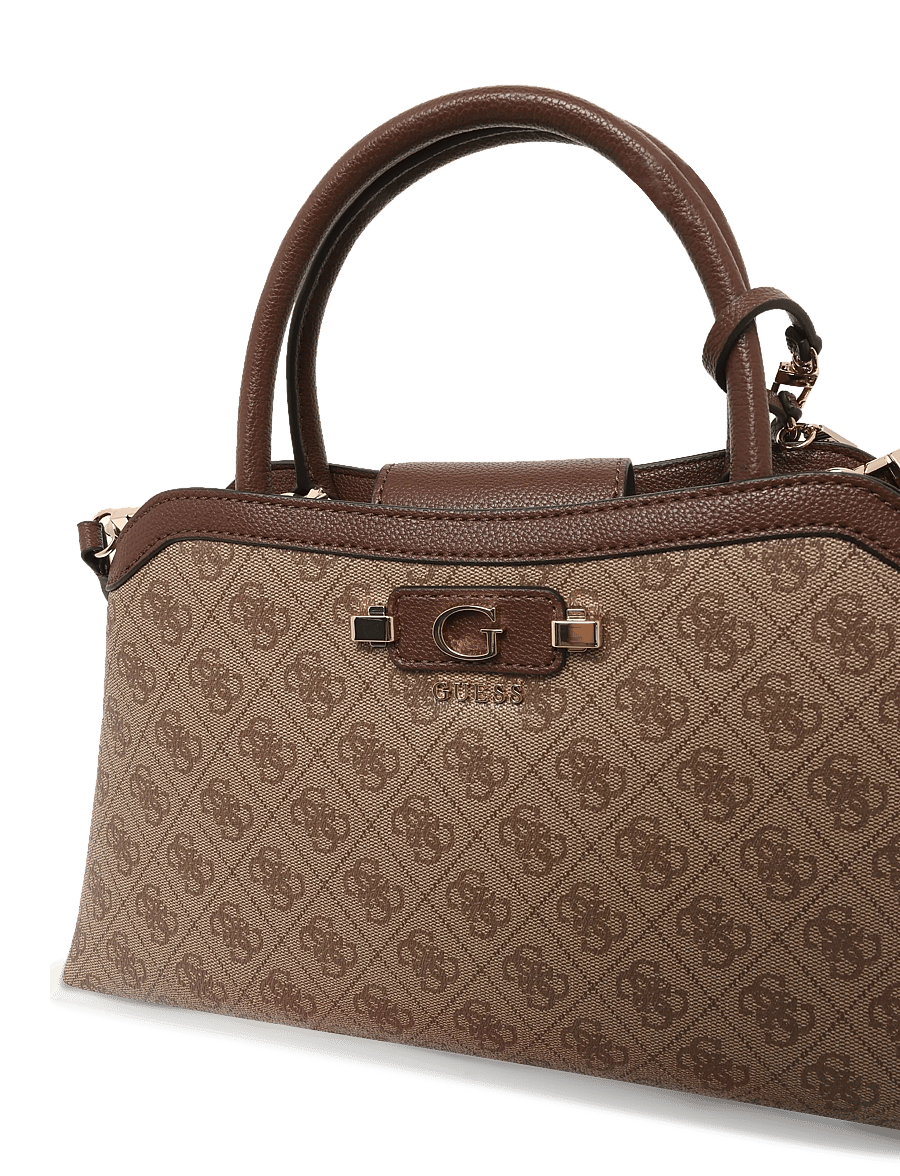 GUESS - LINDSEY GIRLFRIEND SATCHEL - special occasions - latte logo - 2