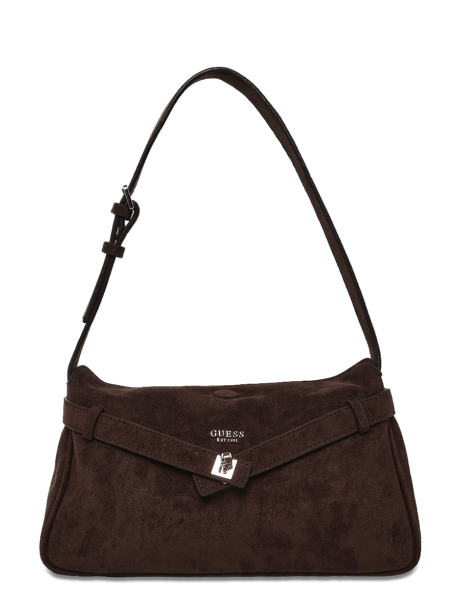GUESS - ELLA SHOULDER BAG - espresso - 0