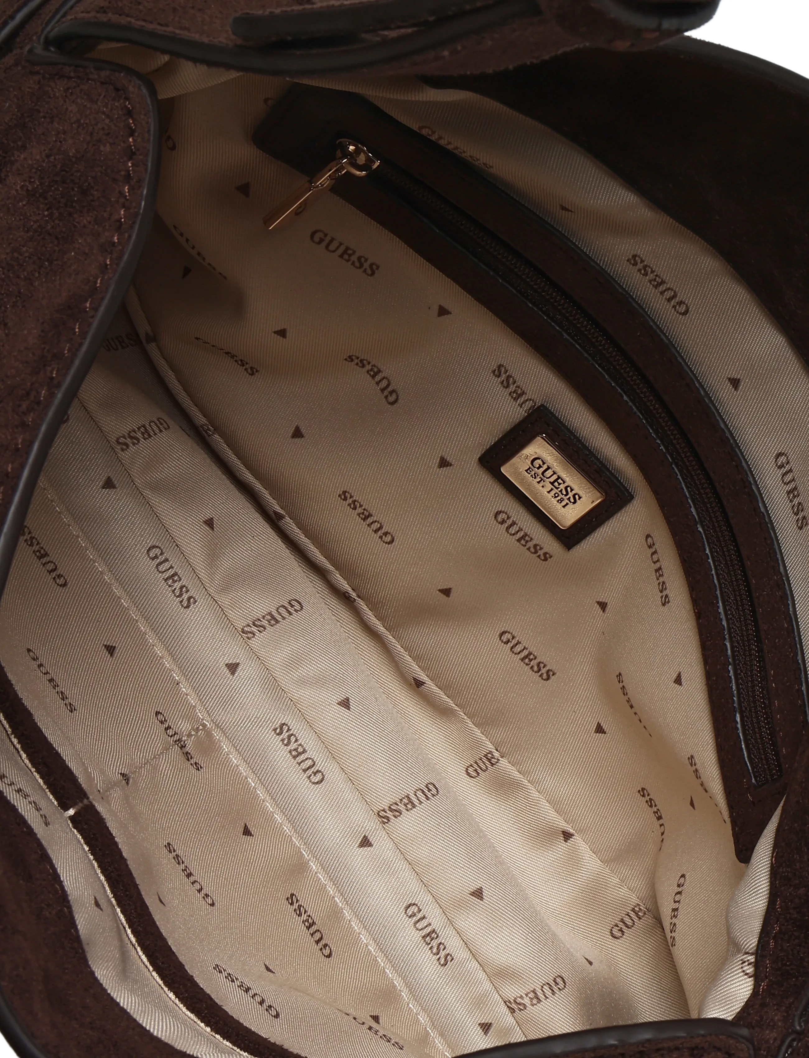 GUESS - ELLA SHOULDER BAG - espresso - 3