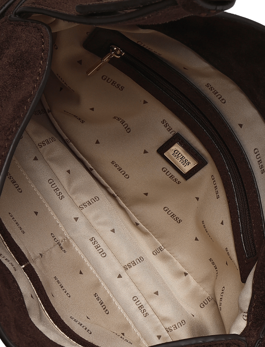 GUESS - ELLA SHOULDER BAG - espresso - 3