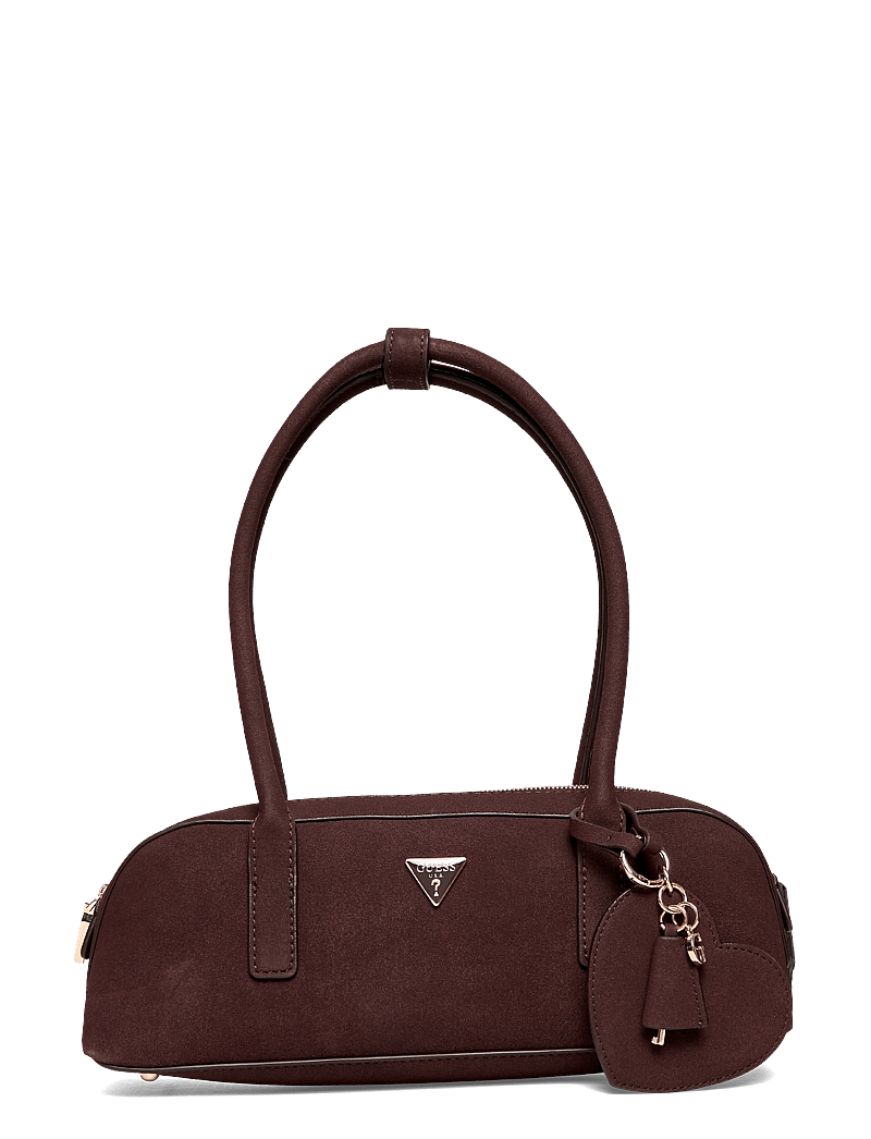 GUESS - ISOBEL SML SHOULDER SATCHEL - besondere anlässe - espresso - 0