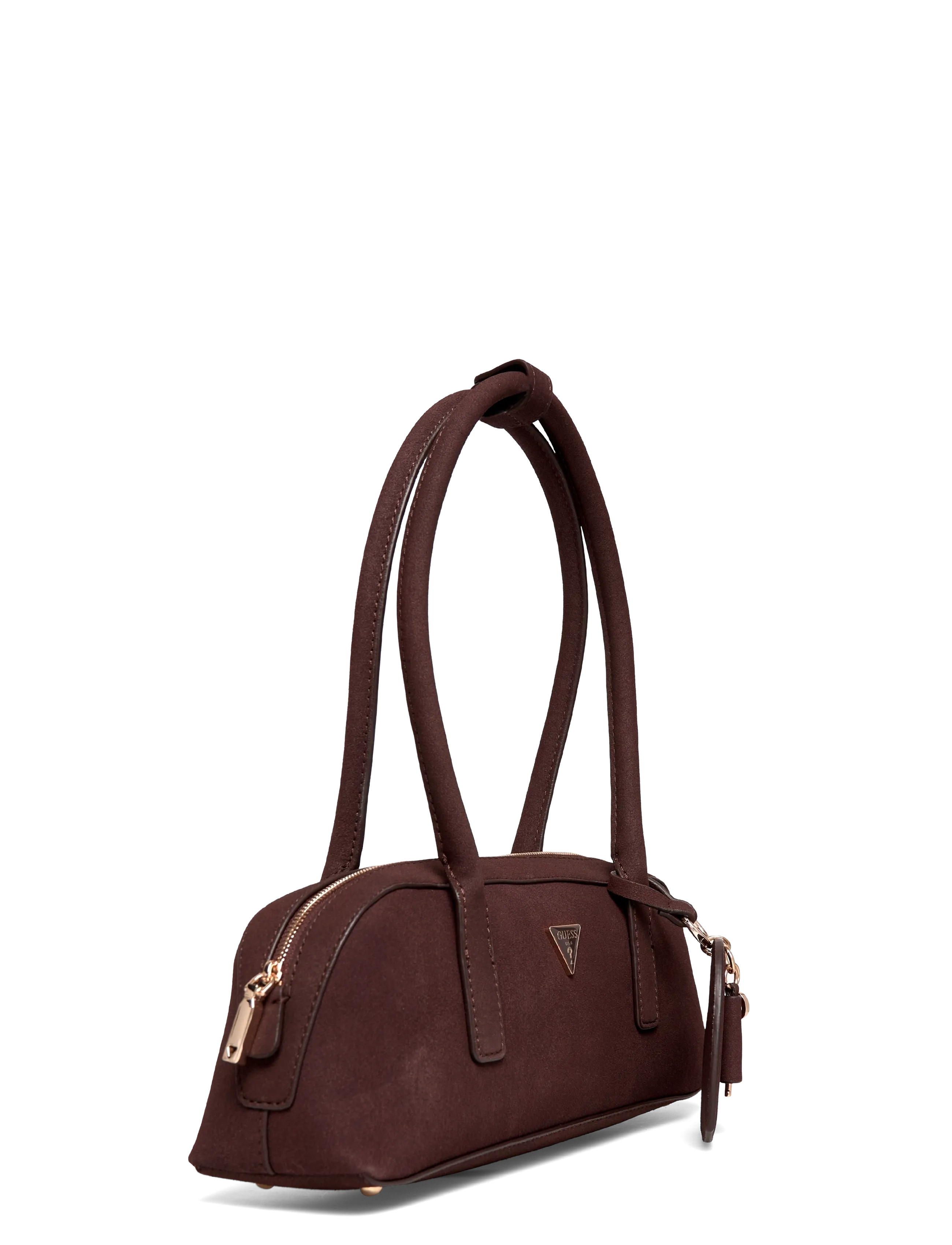 GUESS - ISOBEL SML SHOULDER SATCHEL - special occasions - espresso - 2