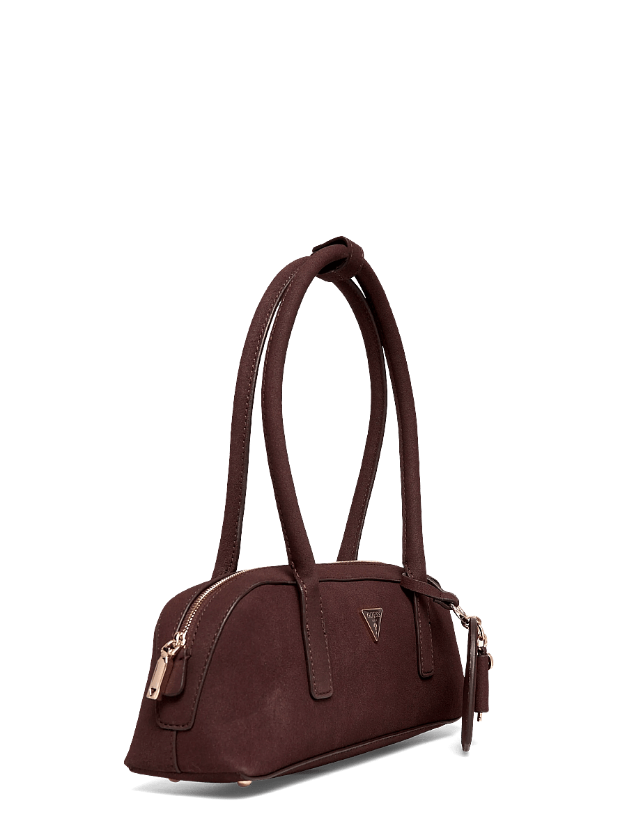 GUESS - ISOBEL SML SHOULDER SATCHEL - special occasions - espresso - 2
