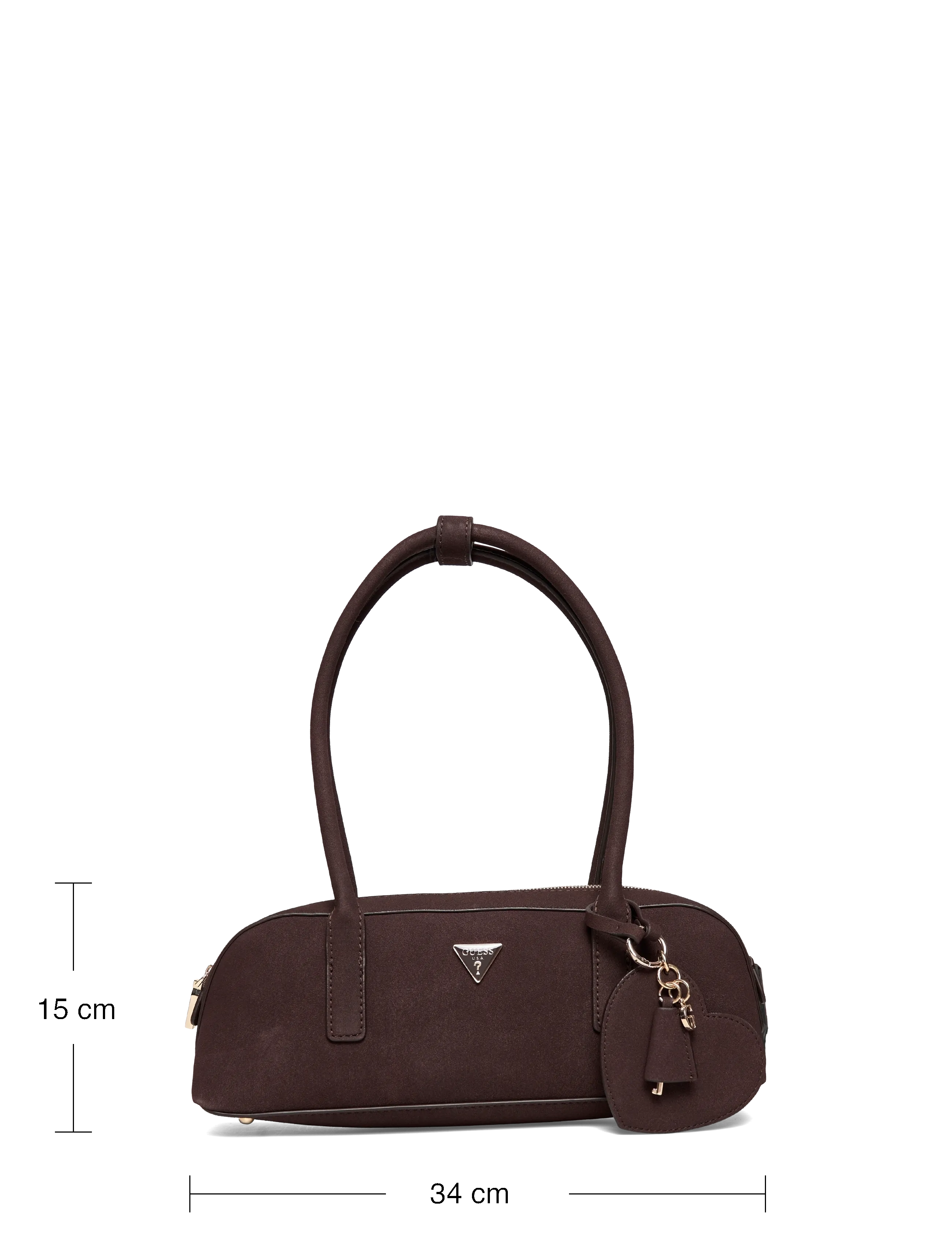 GUESS - ISOBEL SML SHOULDER SATCHEL - special occasions - espresso - 3