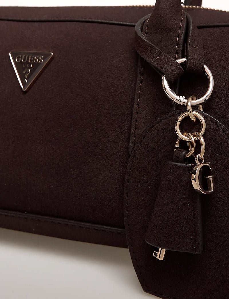 GUESS - ISOBEL SML SHOULDER SATCHEL - besondere anlässe - espresso - 4