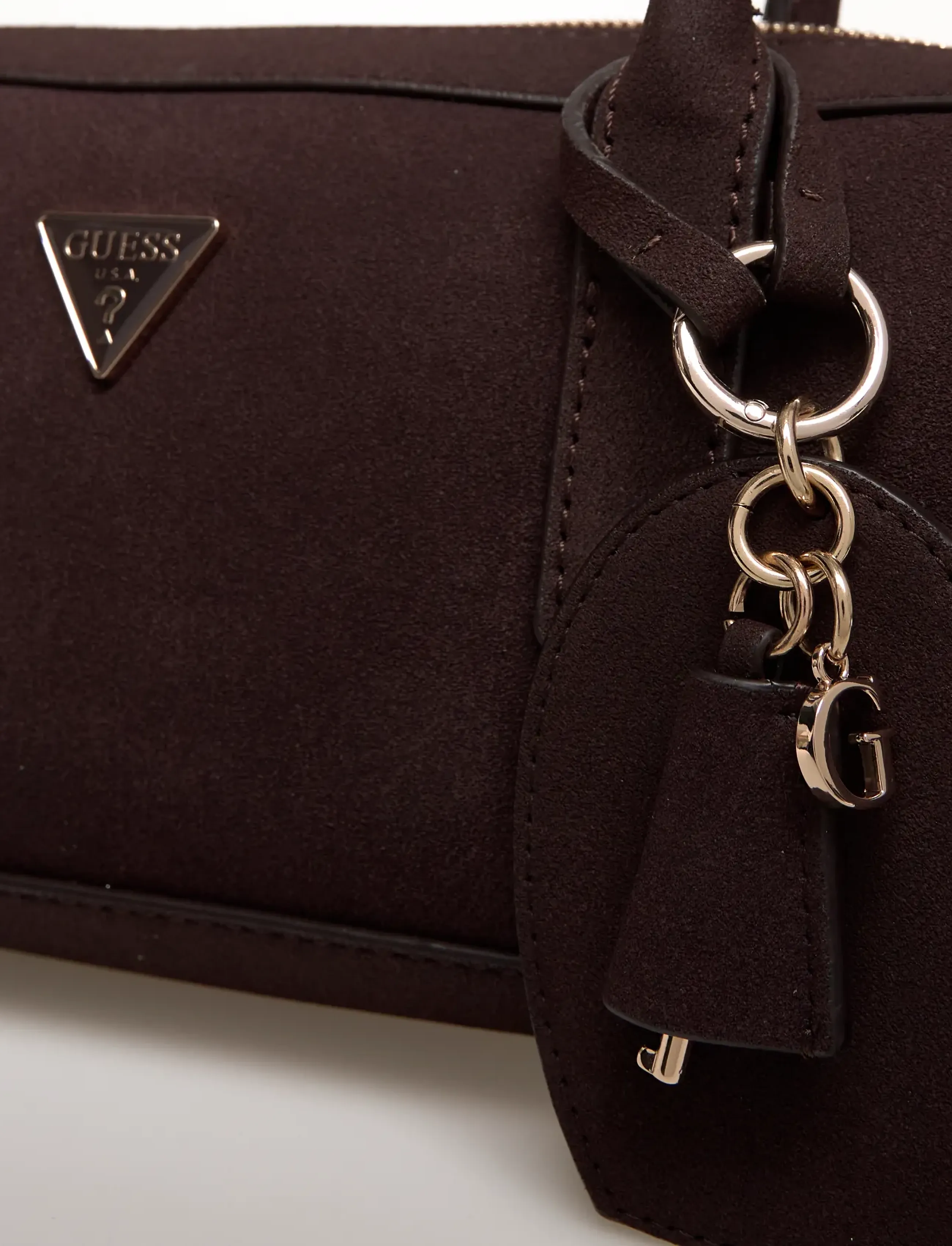 GUESS - ISOBEL SML SHOULDER SATCHEL - special occasions - espresso - 4