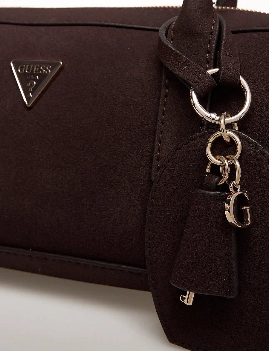 GUESS - ISOBEL SML SHOULDER SATCHEL - special occasions - espresso - 4