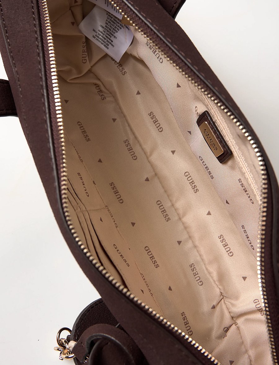 GUESS - ISOBEL SML SHOULDER SATCHEL - special occasions - espresso - 5