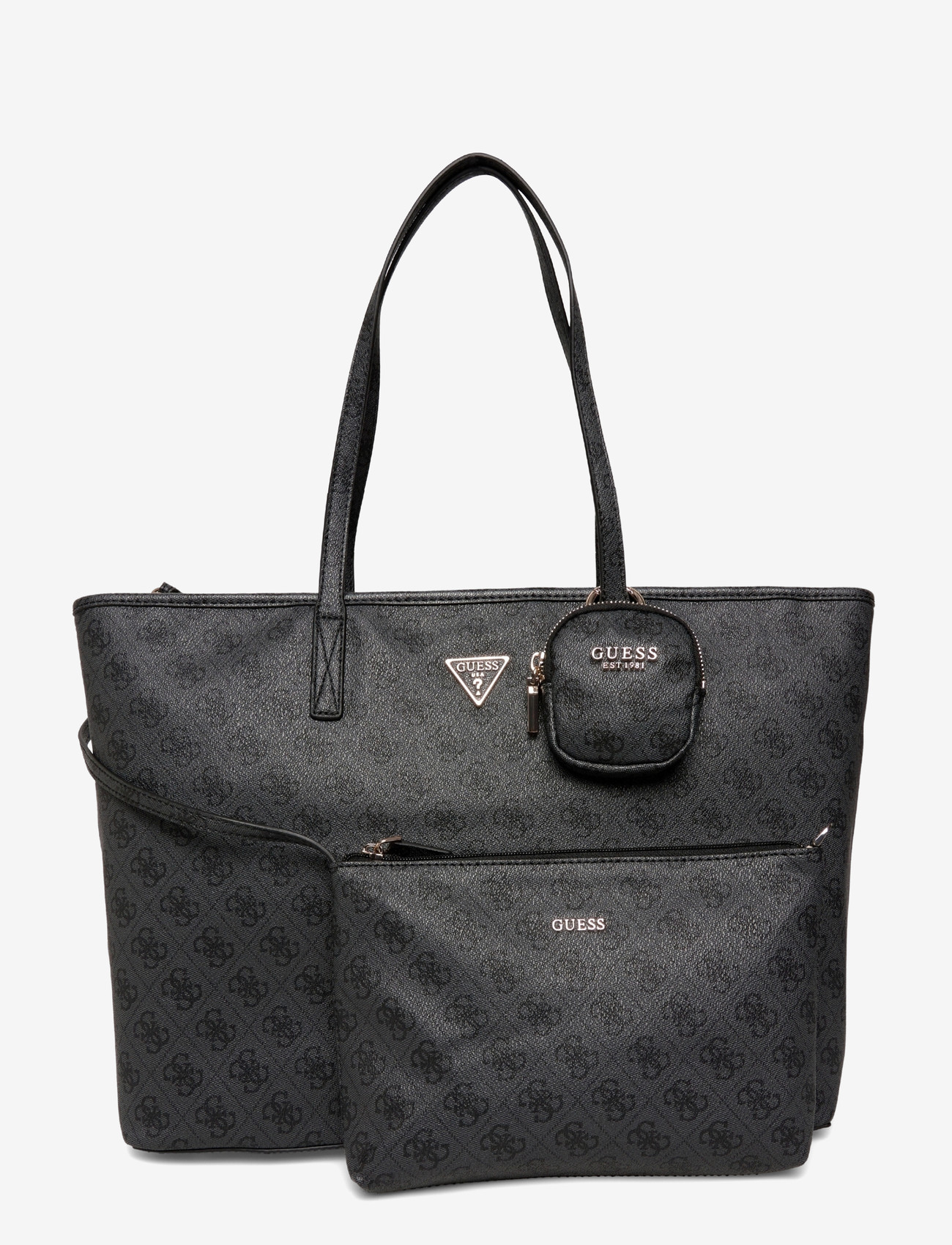 GUESS - POWER PLAY II LARGE TECH TOTE - shoppere - coal logo - 0