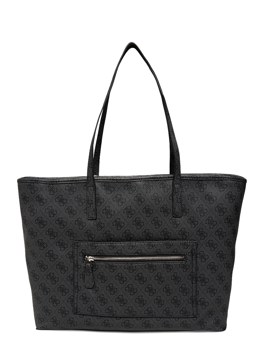 GUESS - POWER PLAY II LARGE TECH TOTE - shopper-laukut - coal logo - 1