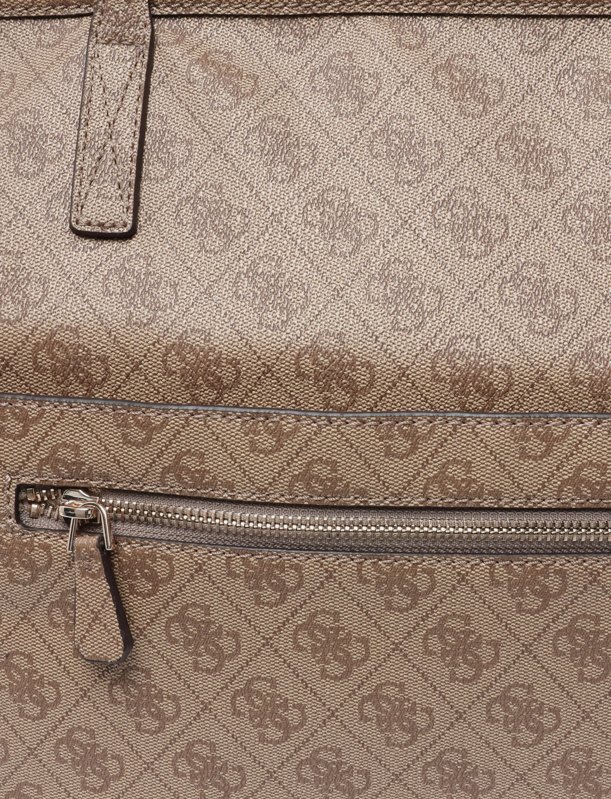 GUESS - POWER PLAY II LARGE TECH TOTE - accessoires - latte logo - 2