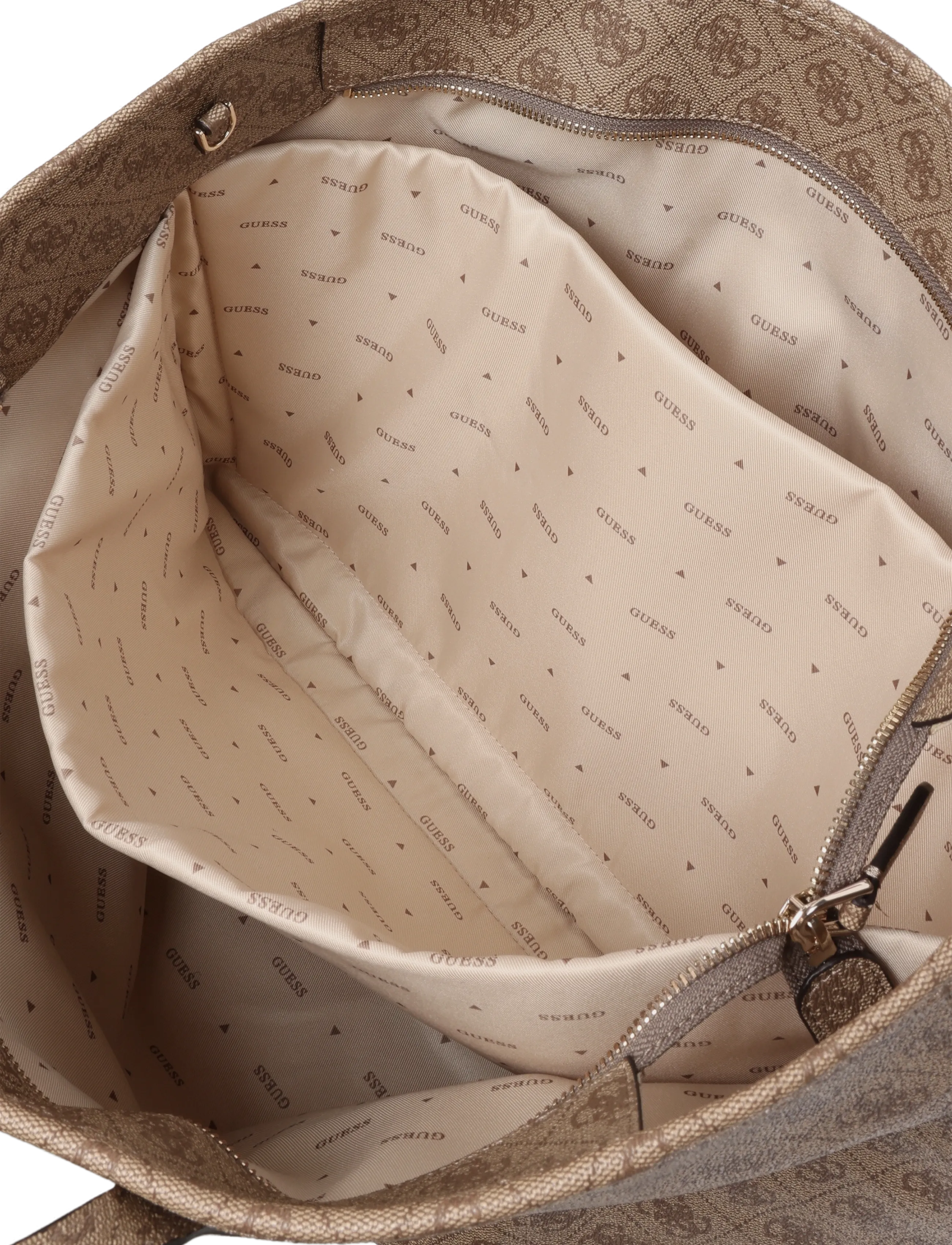 GUESS - POWER PLAY II LARGE TECH TOTE - accessoires - latte logo - 3