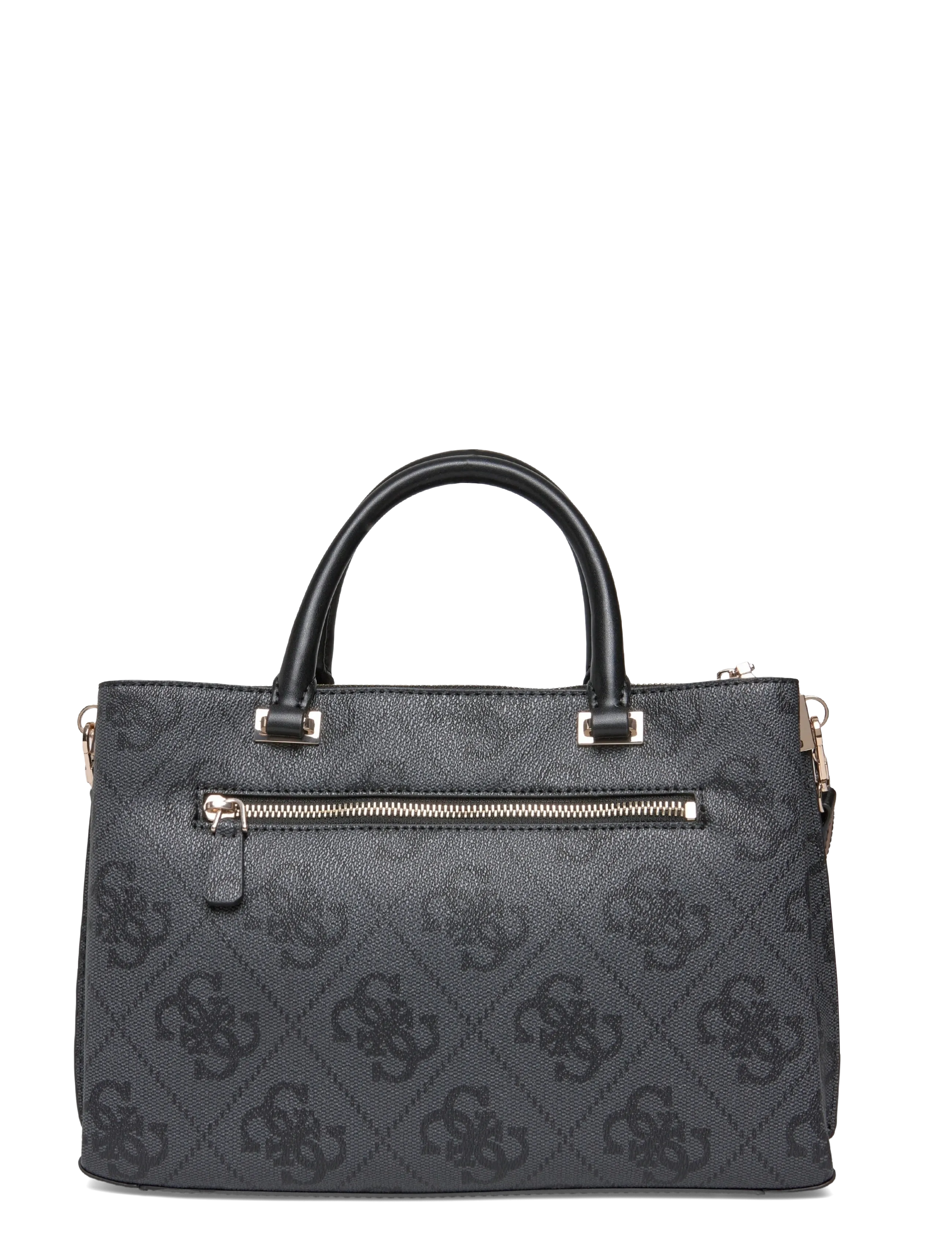 GUESS - ERENIA GIRLFRIEND SATCHEL - coal logo - 1