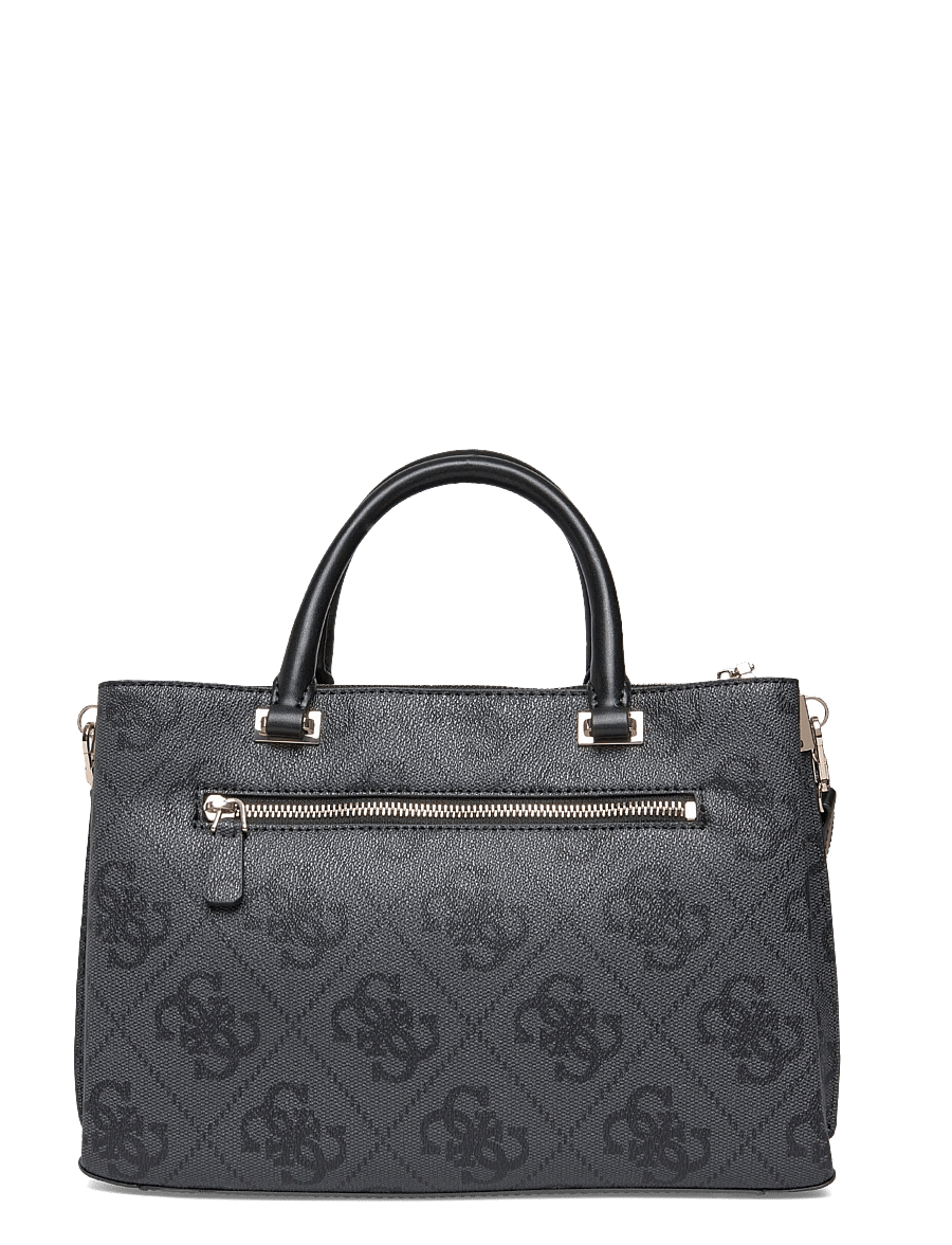 GUESS - ERENIA GIRLFRIEND SATCHEL - coal logo - 1