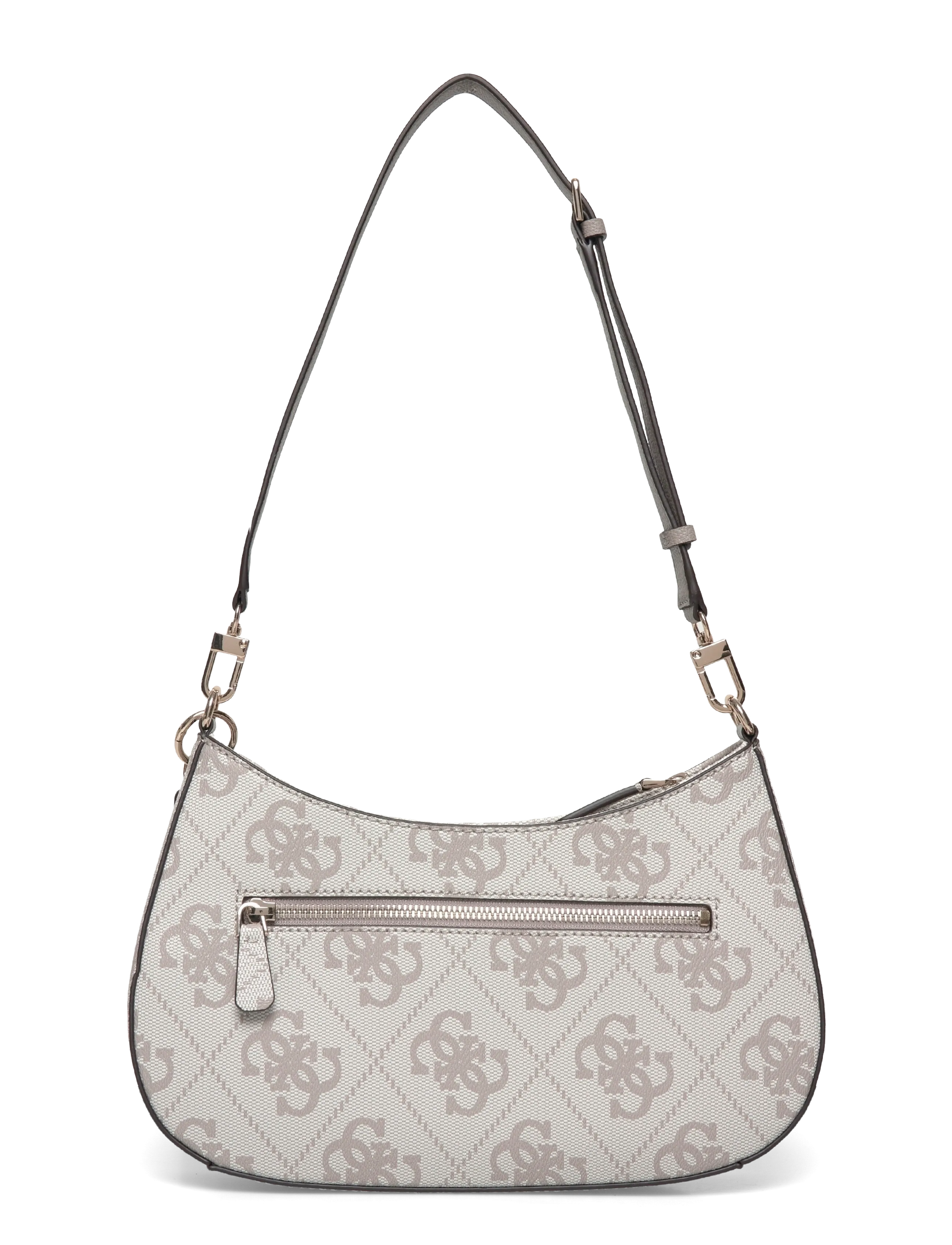 GUESS Noelle Ii Top Zip Shoulder Bag - Cream - ONE SIZE 2