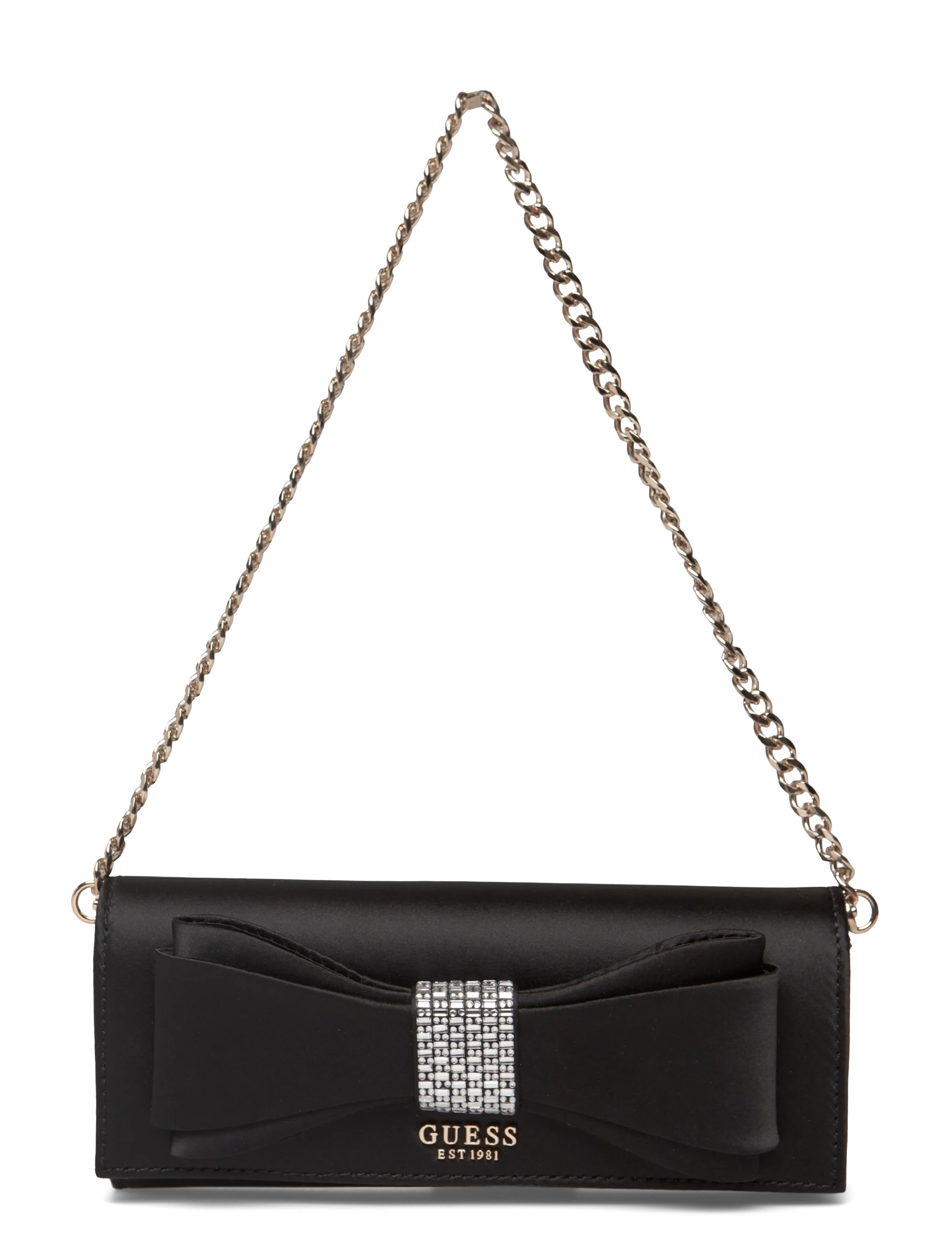GUESS Elsie Clutch, One Size, Black, Tasker > Tasker Med Tophåndtag, Dame