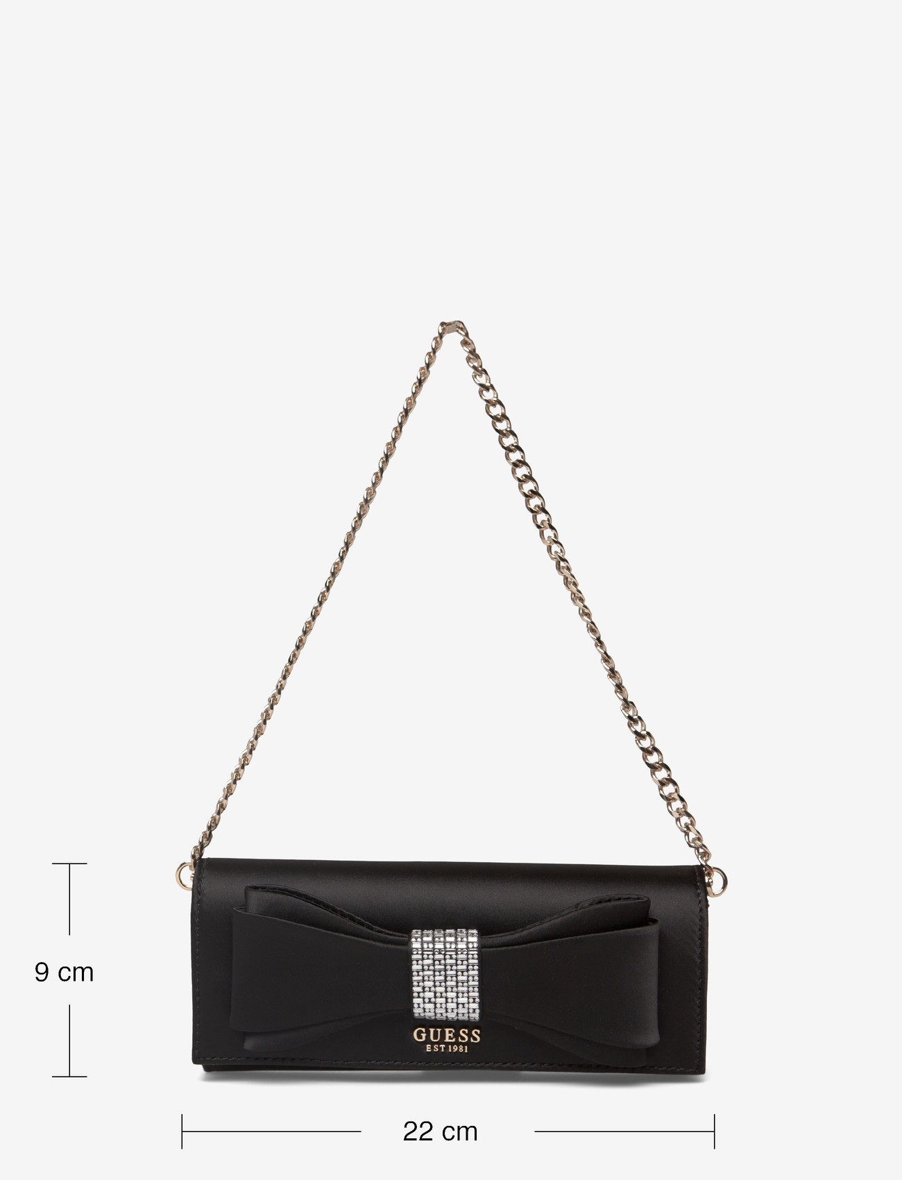 GUESS - ELSIE CLUTCH - festtøj til outletpriser - black - 3