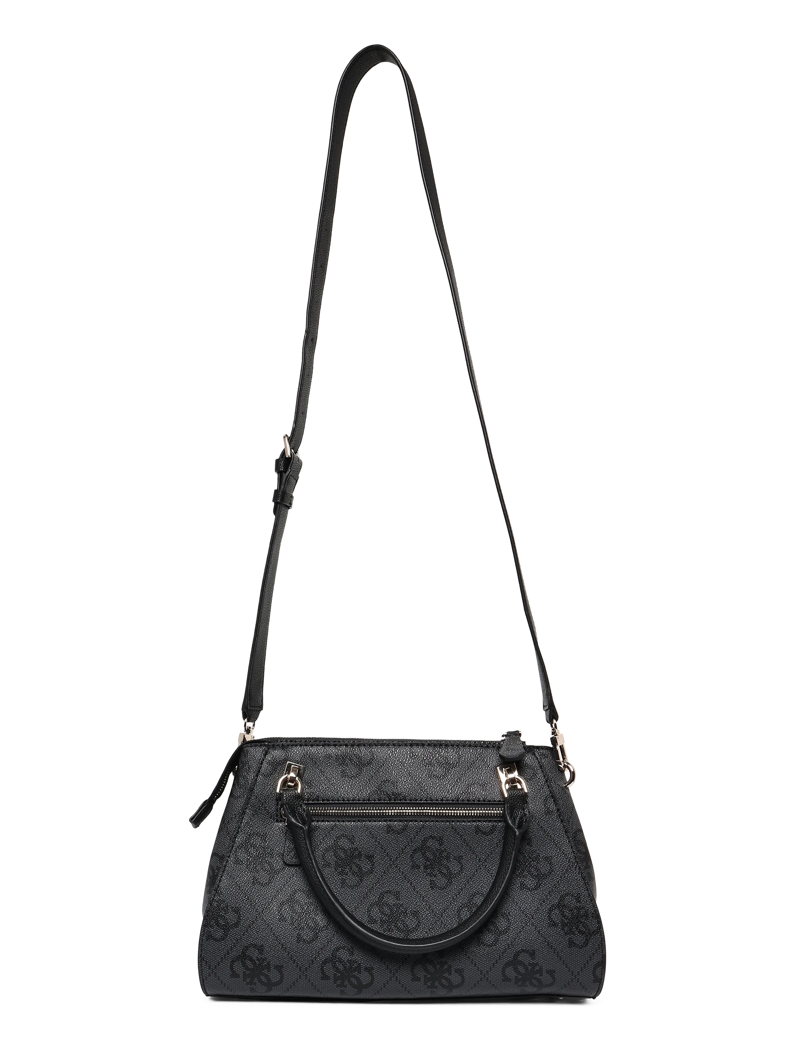 GUESS - NOELLE II LUXURY SATCHEL - alltags-style - coal logo - 1