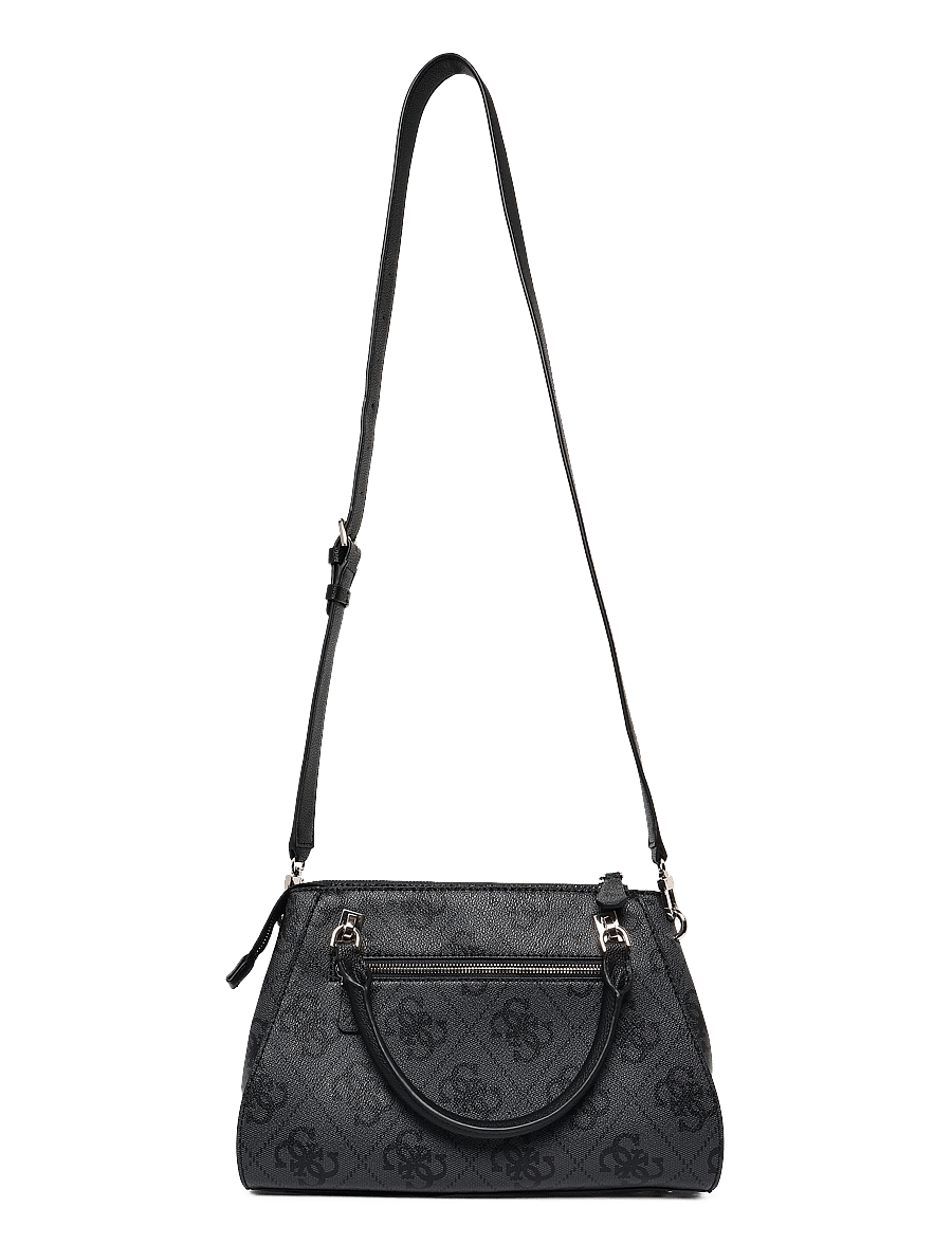 GUESS - NOELLE II LUXURY SATCHEL - alltags-style - coal logo - 1