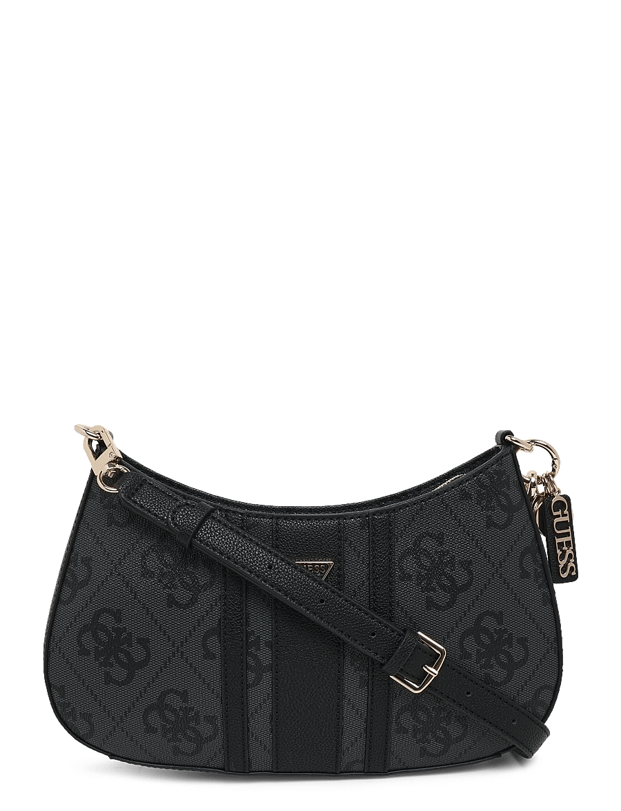 GUESS - NOELLE II TOP ZIP SHOULDER BAG - everyday style - coal logo - 0