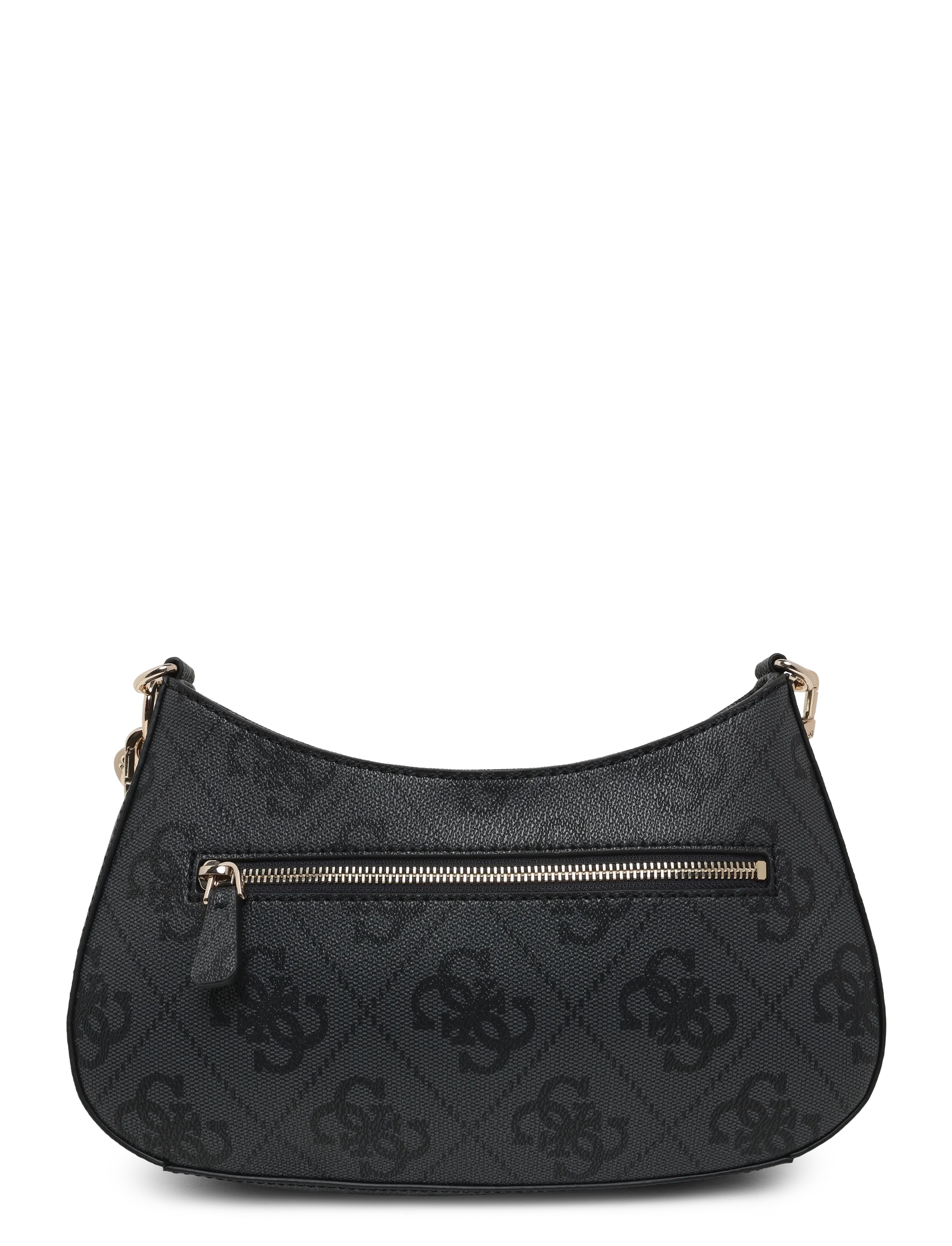GUESS - NOELLE II TOP ZIP SHOULDER BAG - vardagsstil - coal logo - 1