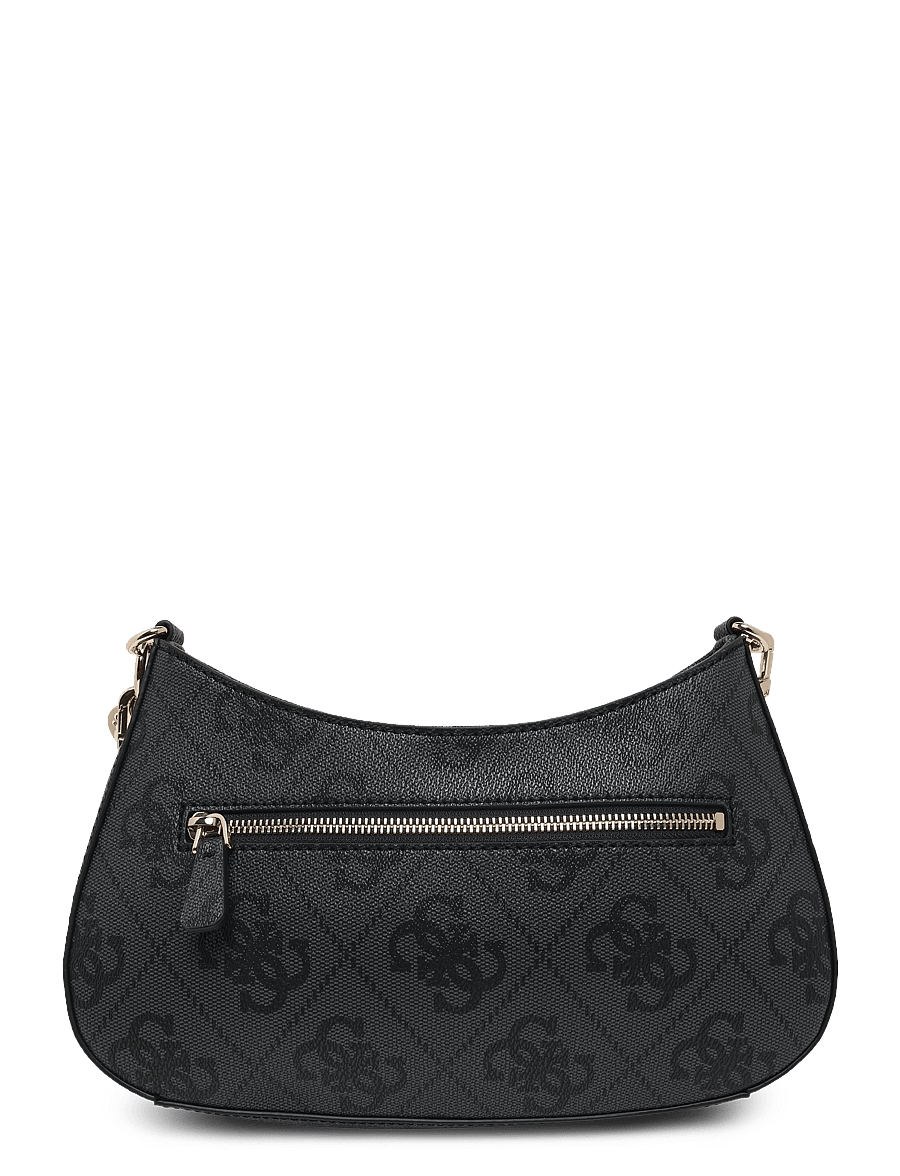 GUESS - NOELLE II TOP ZIP SHOULDER BAG - everyday style - coal logo - 1