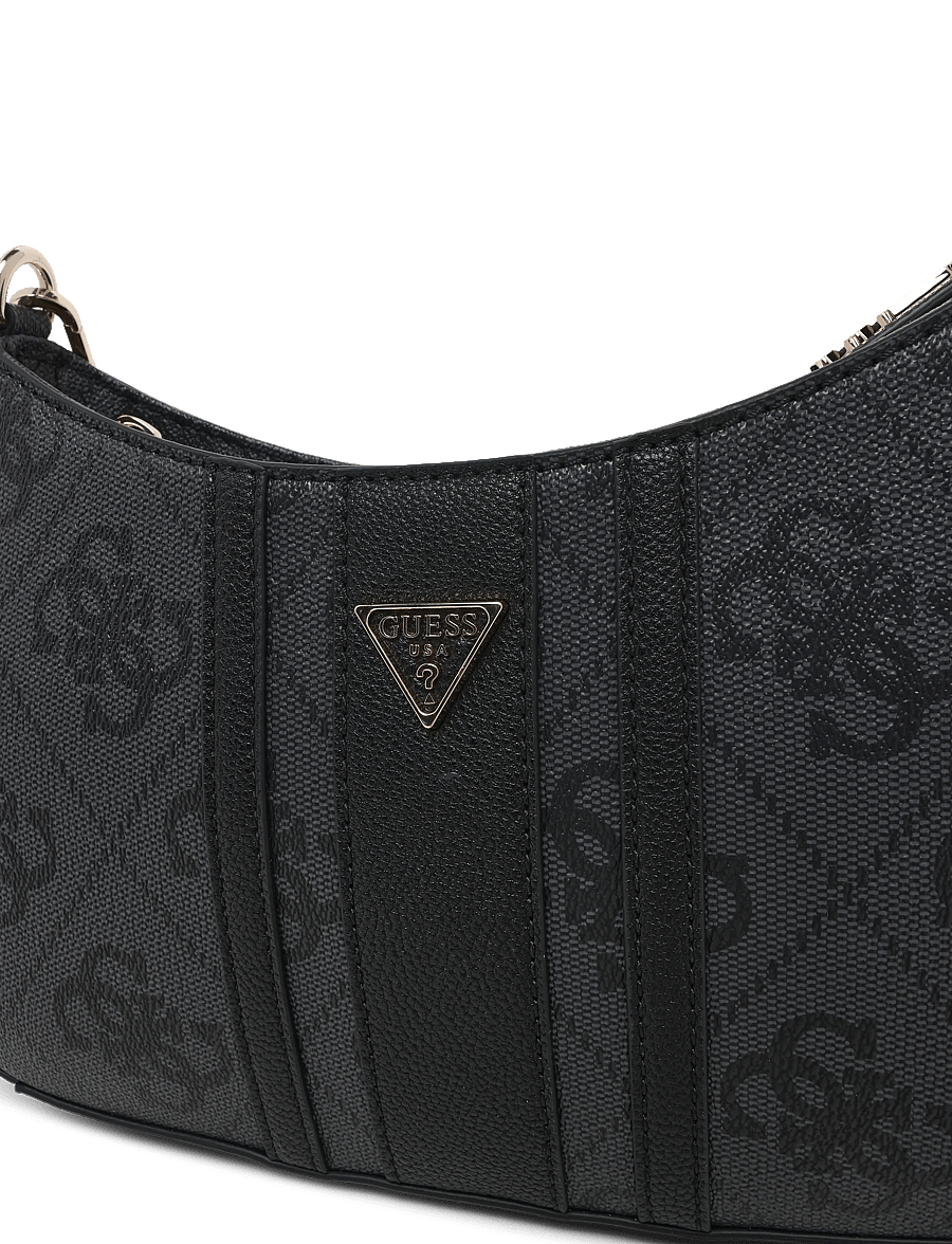 GUESS - NOELLE II TOP ZIP SHOULDER BAG - everyday style - coal logo - 2