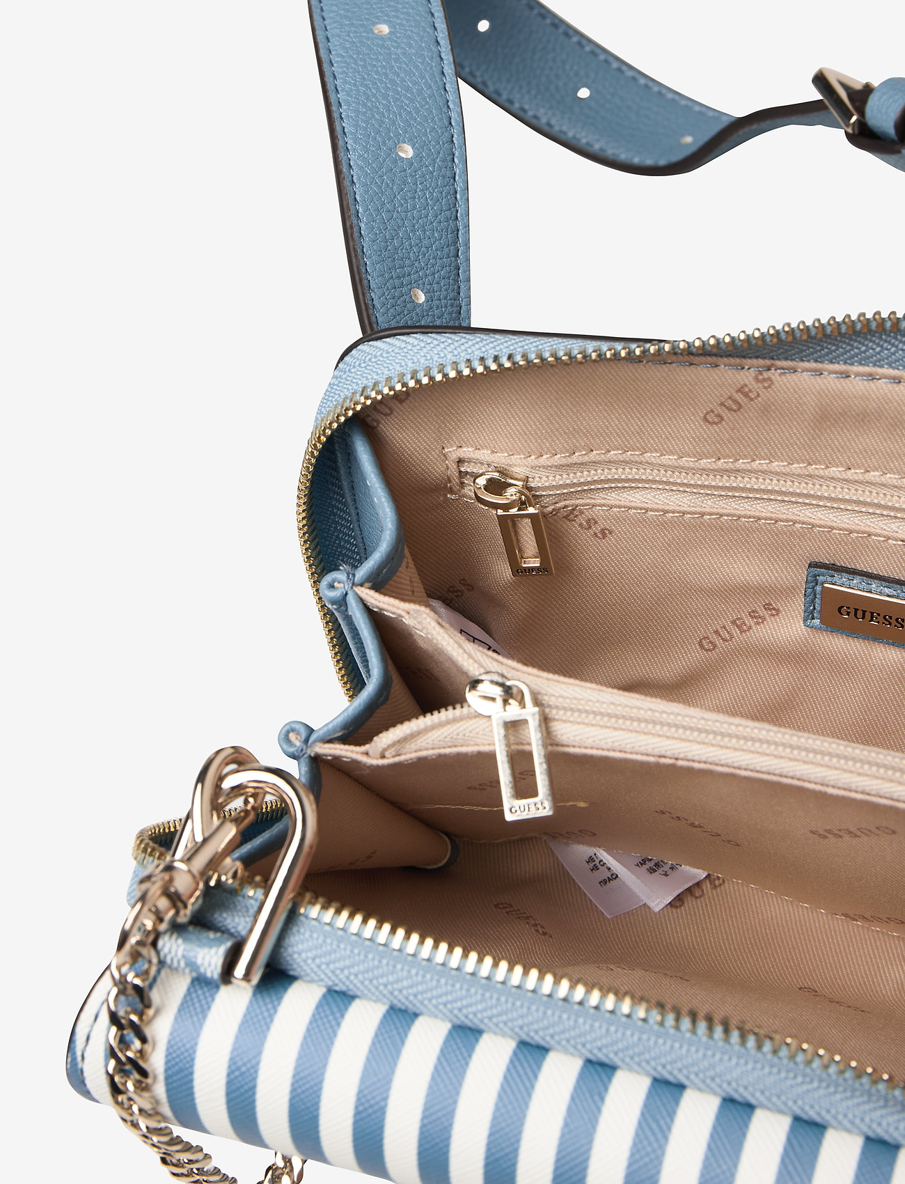 GUESS - CANDACE CNVRTBLE XBDY BELT BAG - sky - 4