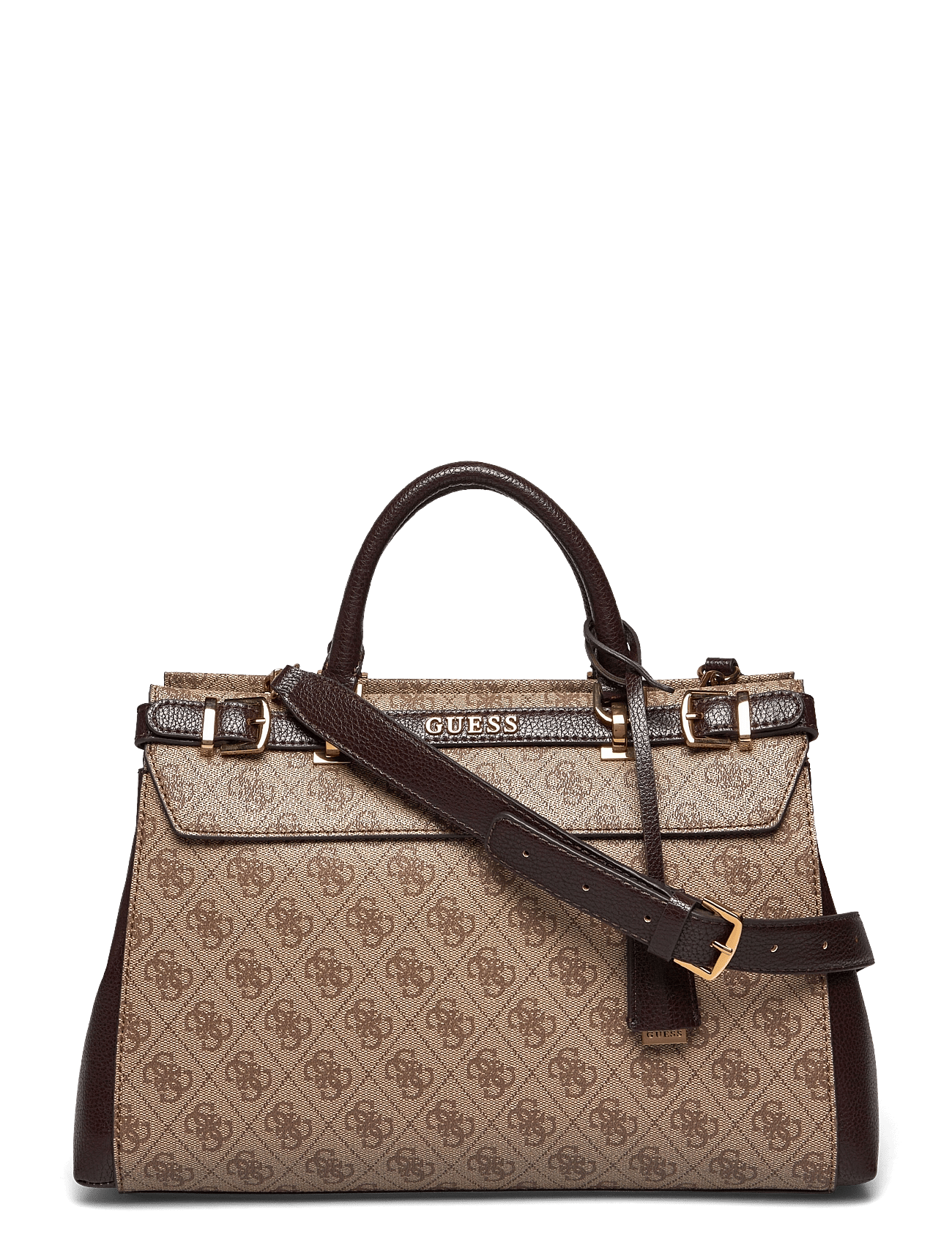 SESTRI LOGO LUXURY SATCHEL - LATTE LOGO