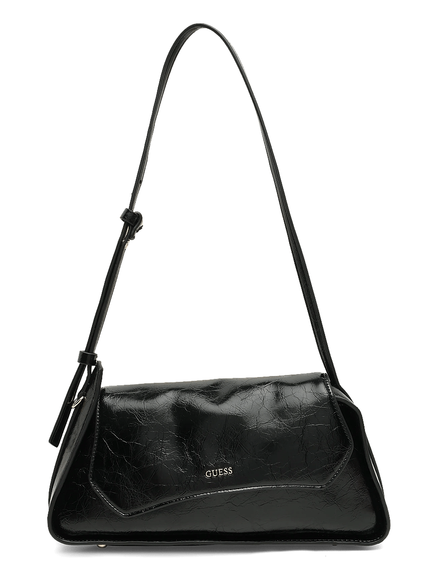 GUESS - XENA FLAP SHOULDER BAG - alltags-style - black - 0