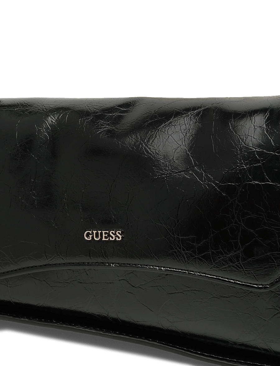 GUESS - XENA FLAP SHOULDER BAG - alltags-style - black - 2