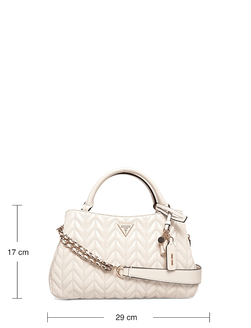 GUESS - CHERYL TRIPLE COMP SATCHEL - alltags-style - stone - 3