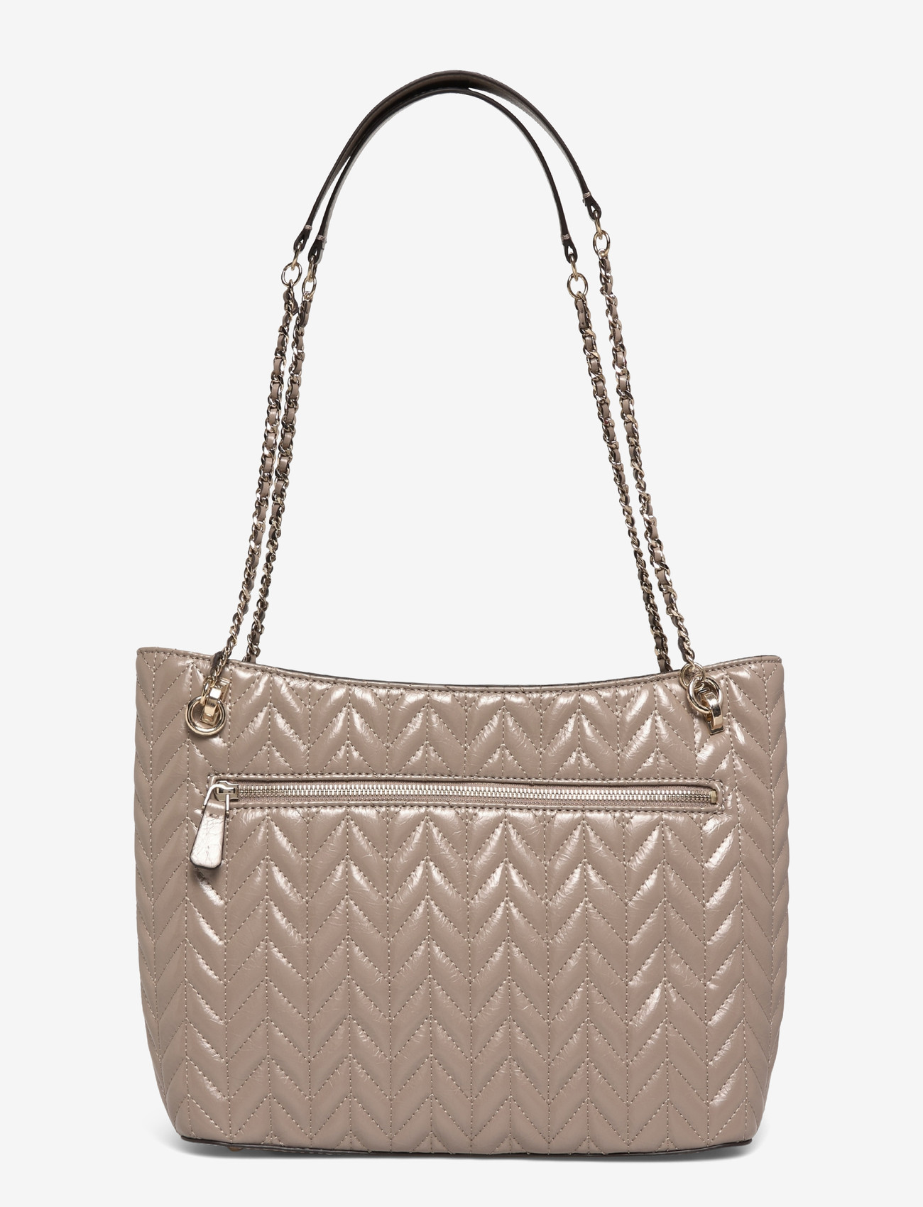 GUESS - CHERYL 2 COMP TOTE - tote bags - dark taupe - 1